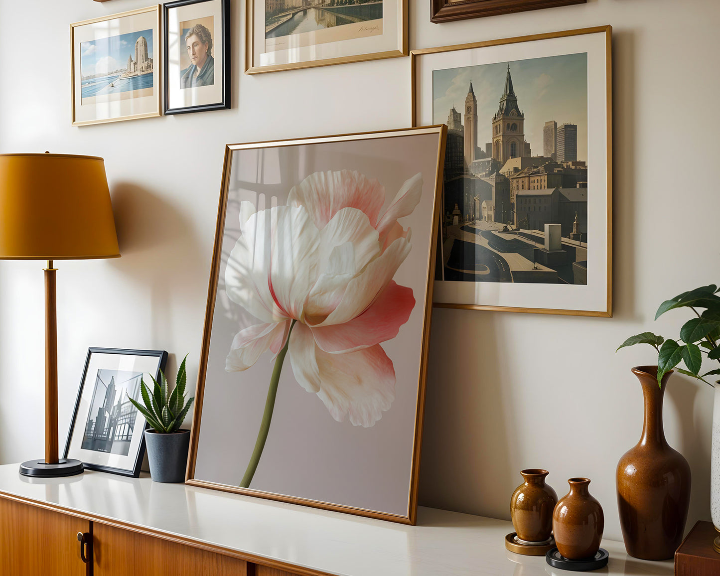 Pink And Beige Painting Wall Art(Printable+Physical)