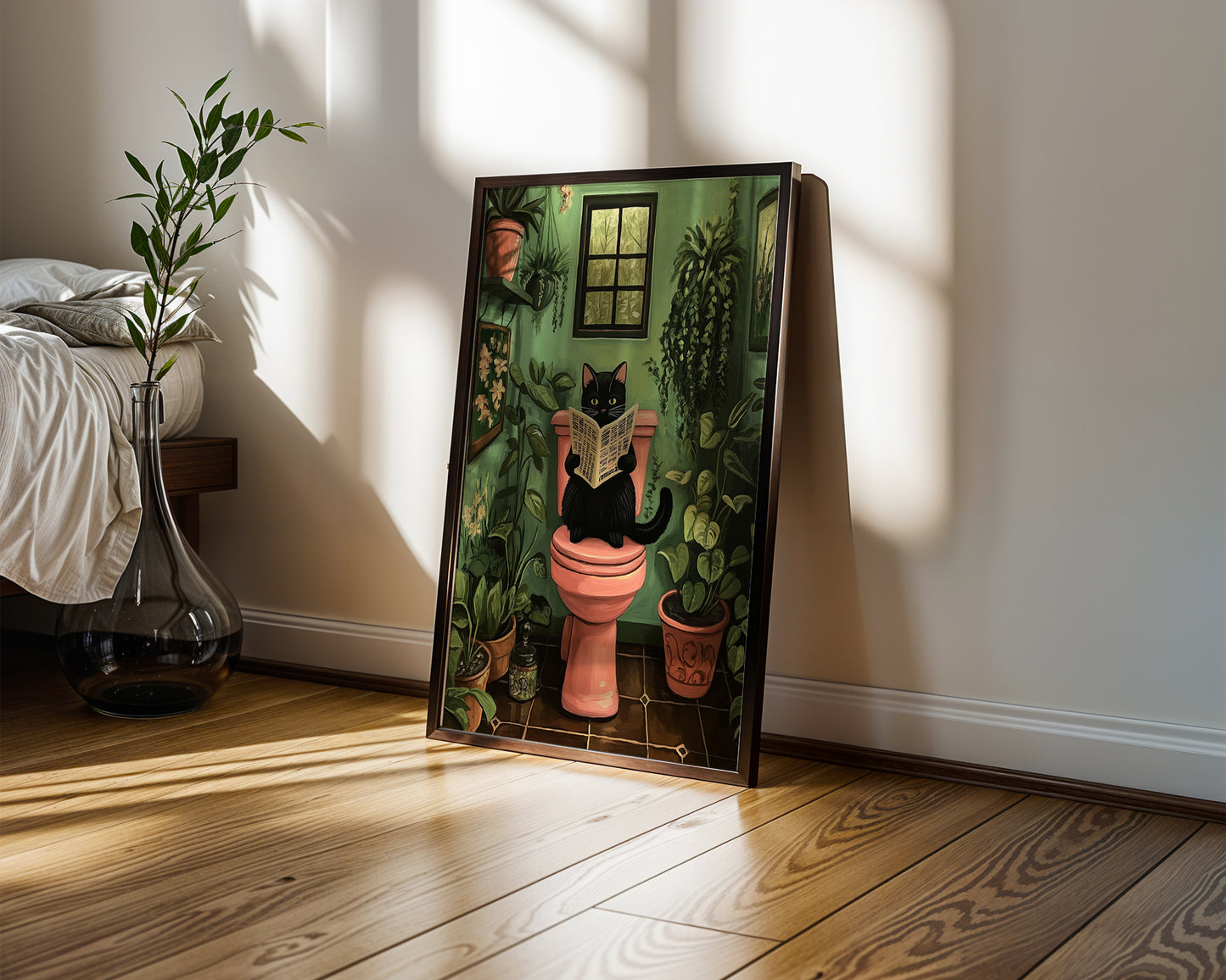 Funny Bathroom Wall Decor(Printable+Physical)