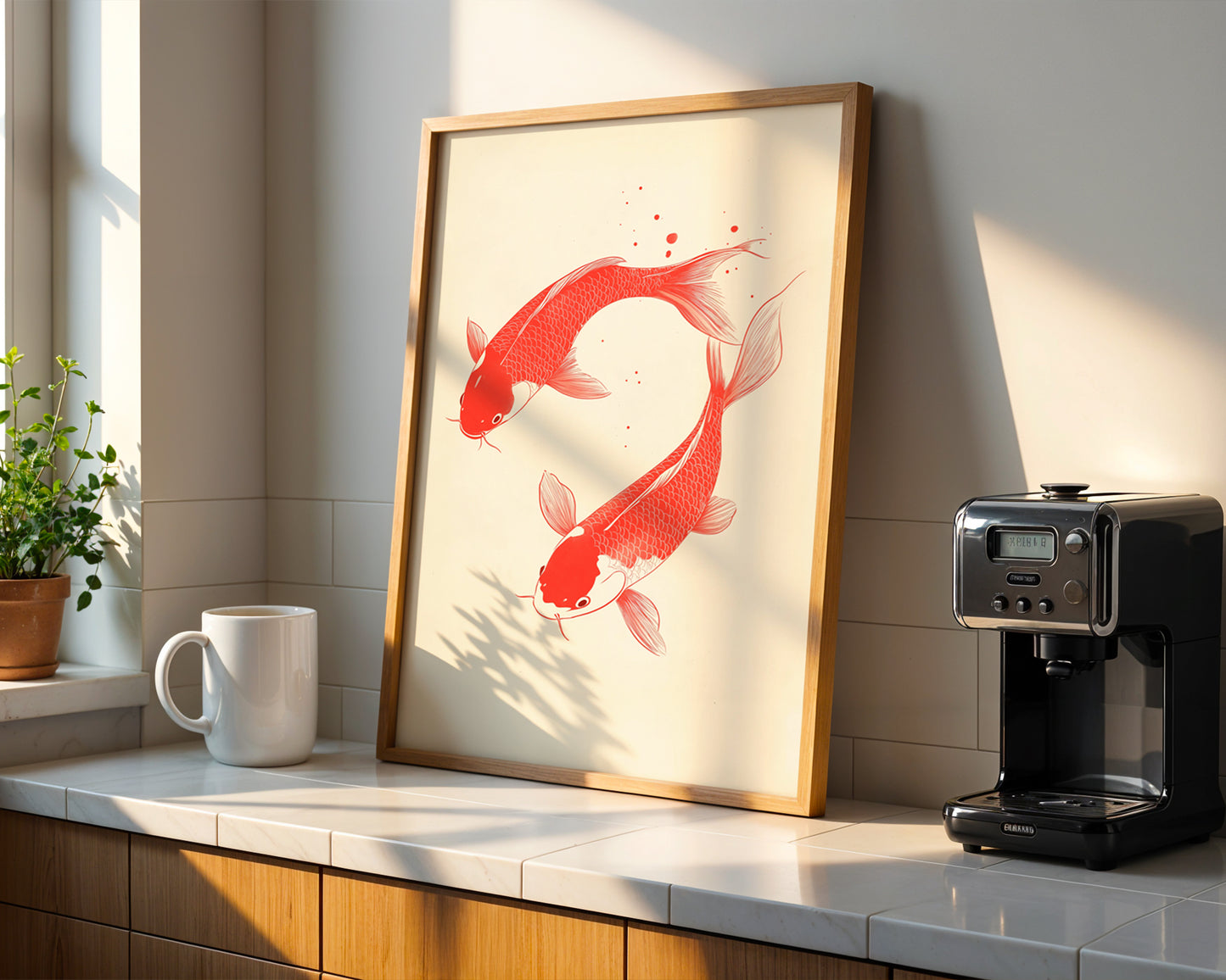 Red Koi Print(Printable+Physical)