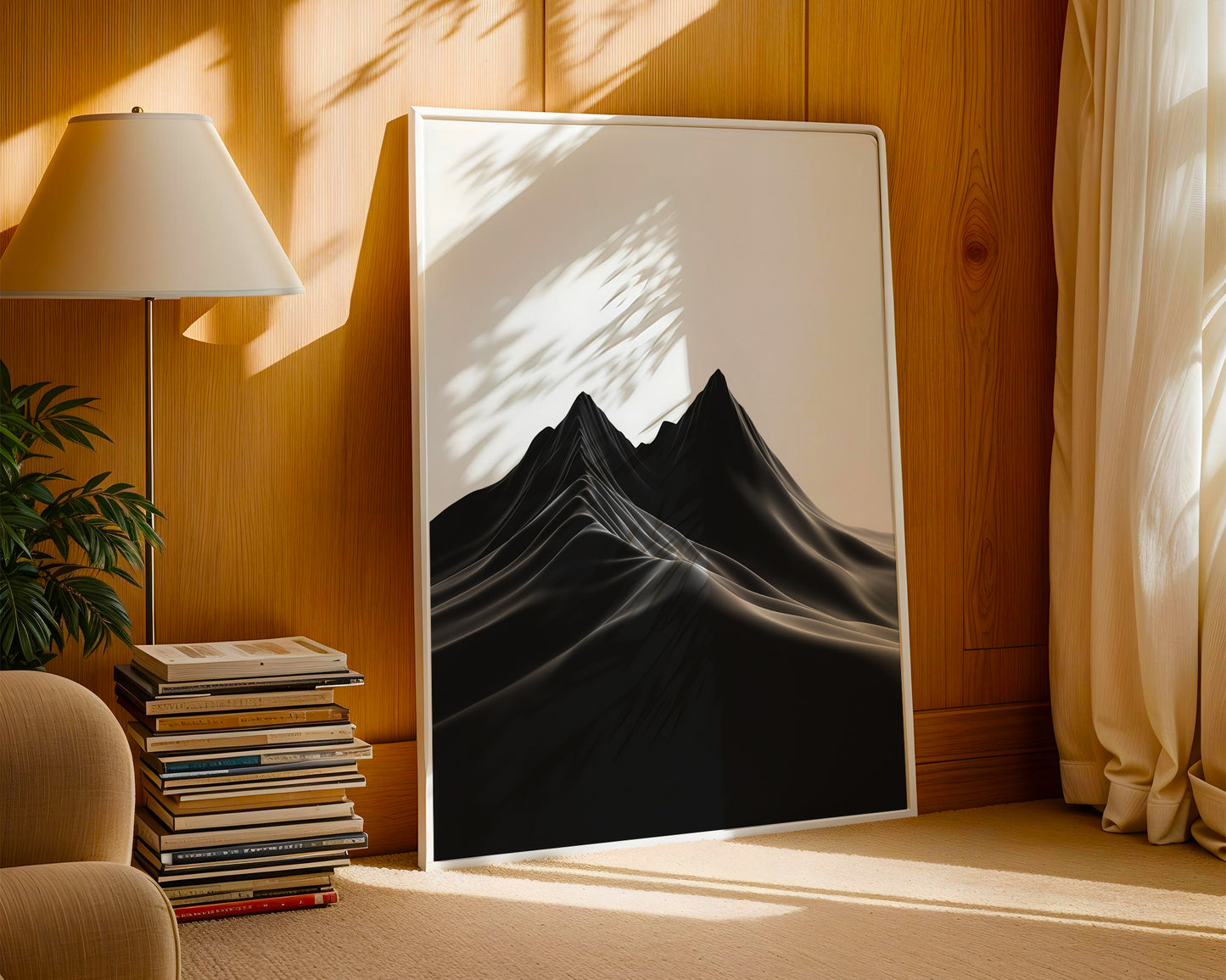 Black and White Landscape Print (Printable+Physical)