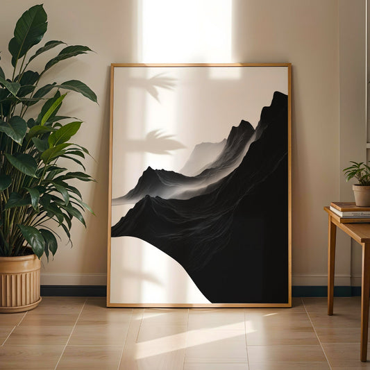 Black and White Landscape Print (Printable+Physical)