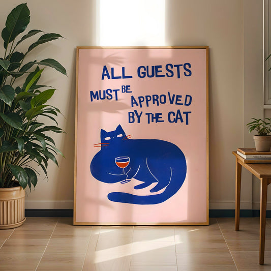 Cat Digital Wall Art Print(Printable+Physical)