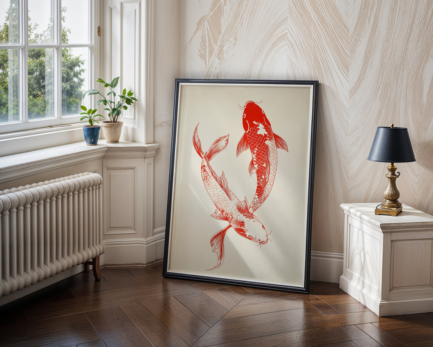 Red Koi Print(Printable+Physical)