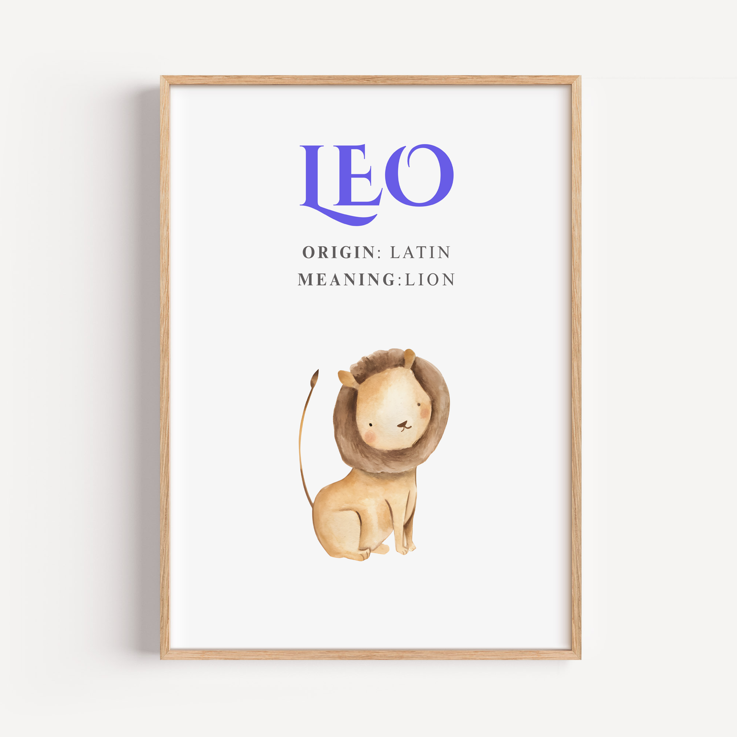 custom name wall art print(Printable+Physical)
