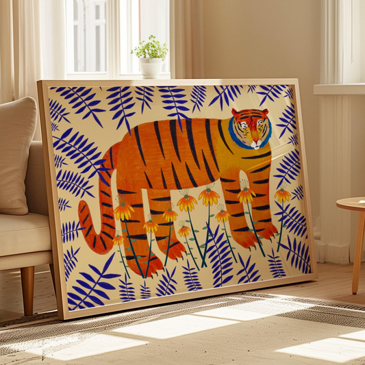 Lucky Tiger Art(Printable+Physical)