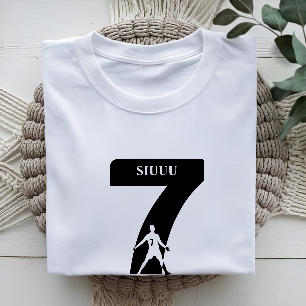 FIFA World Cup 2026 Cristiano Ronaldo SIUUU Number 7 Graphic Tee (physical)