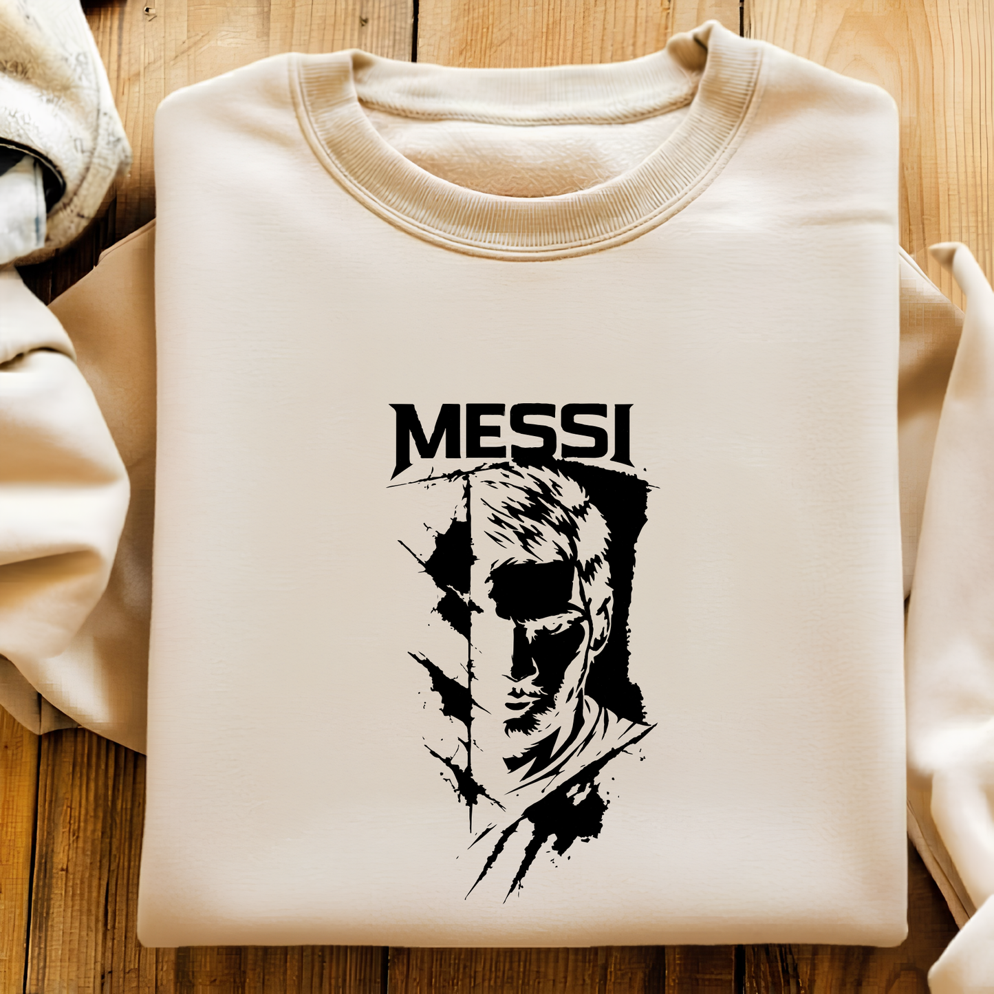 FIFA World Cup 2026 Lionel Messi Grunge Portrait Graphic Tee (physical)