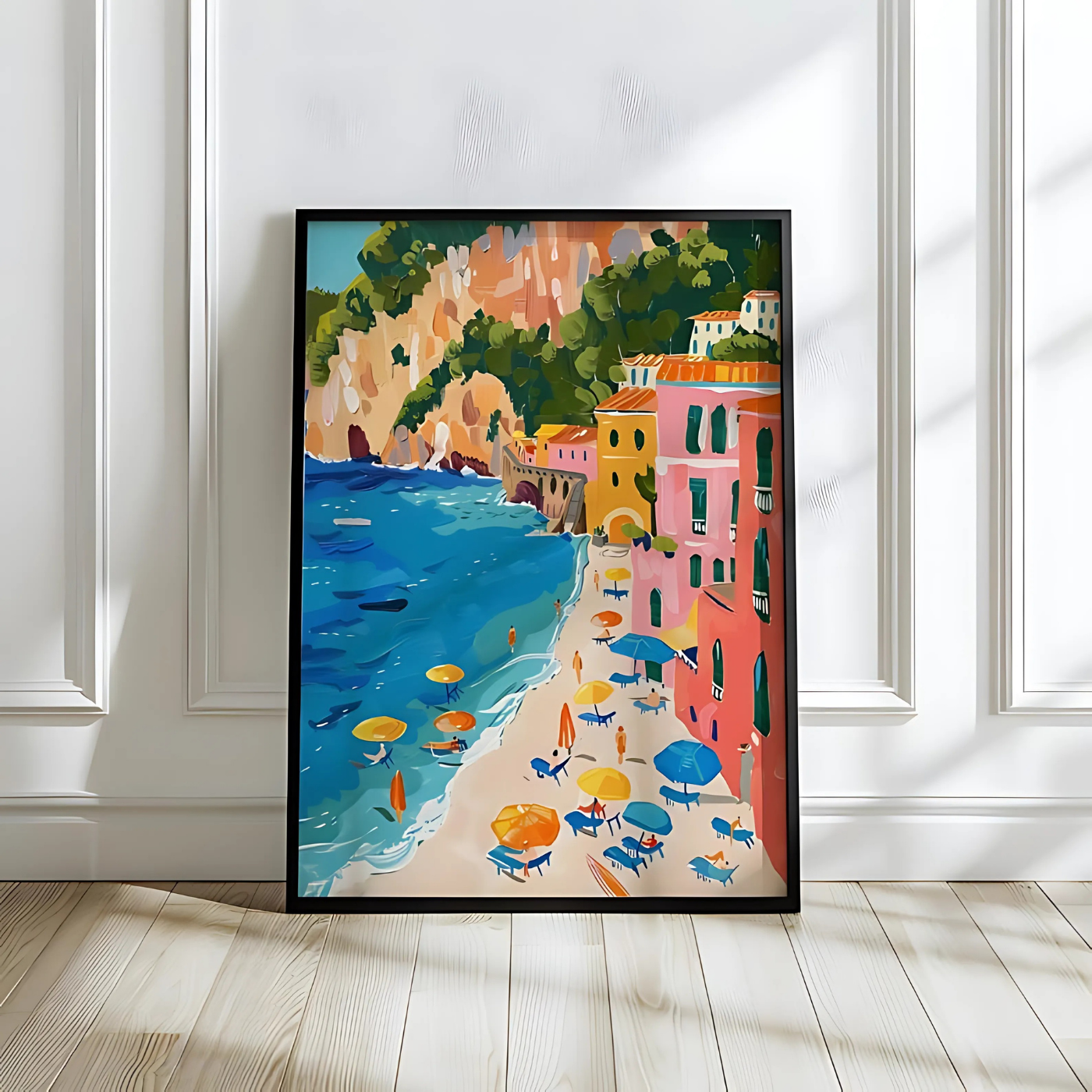 Beach Shoreline Wall Art(Printable+Physical)