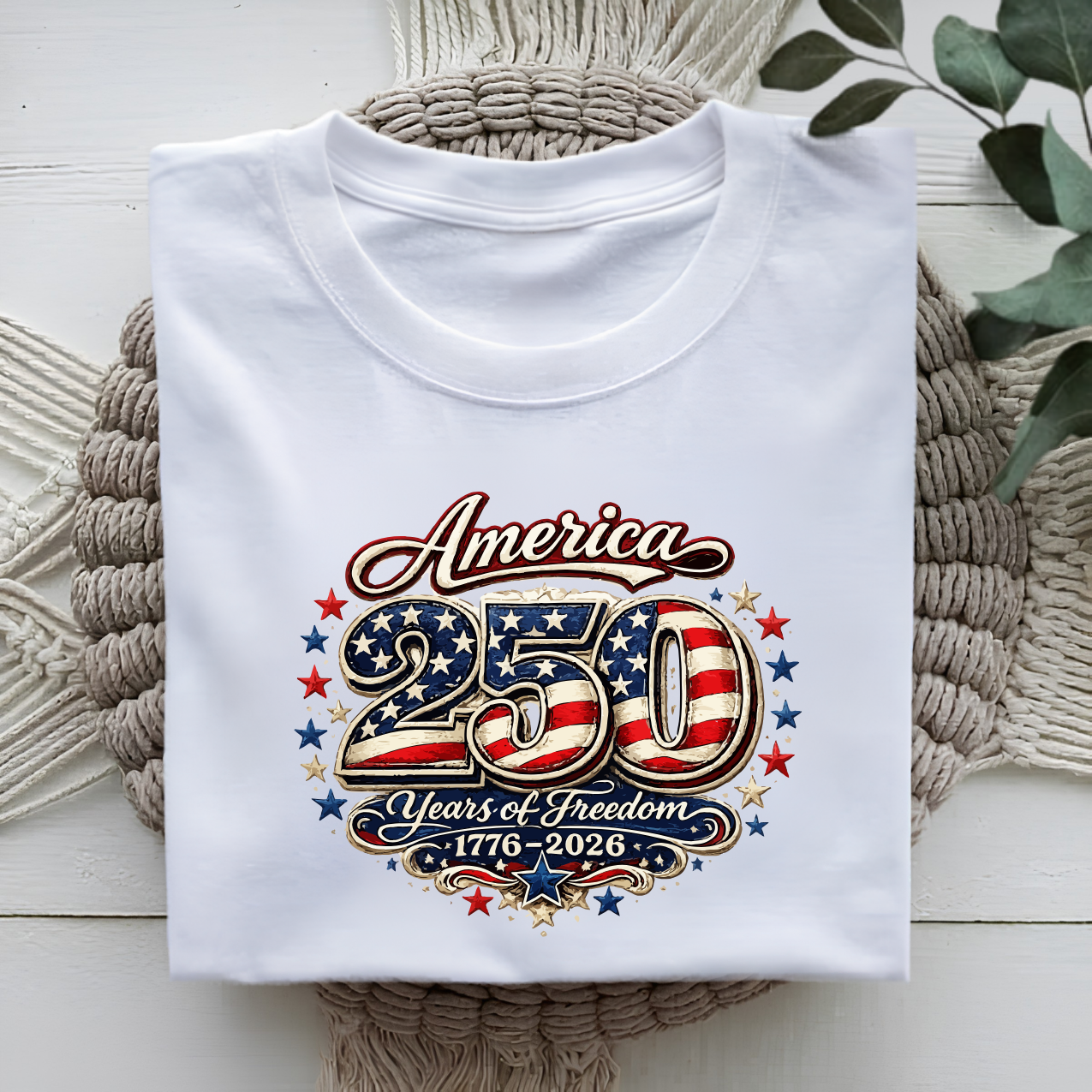 Celebrate a monumental america 250 Years of Freedom Semiquincentennial Graphic T-Shirt (physical)