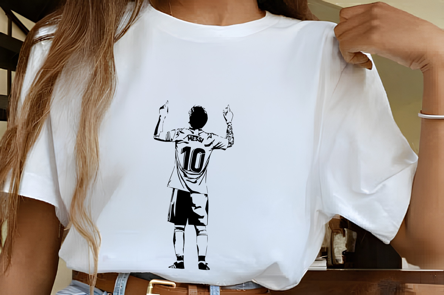 FIFA World Cup 2026 Lionel Messi Iconic Sky Celebration Graphic Tee (physical)