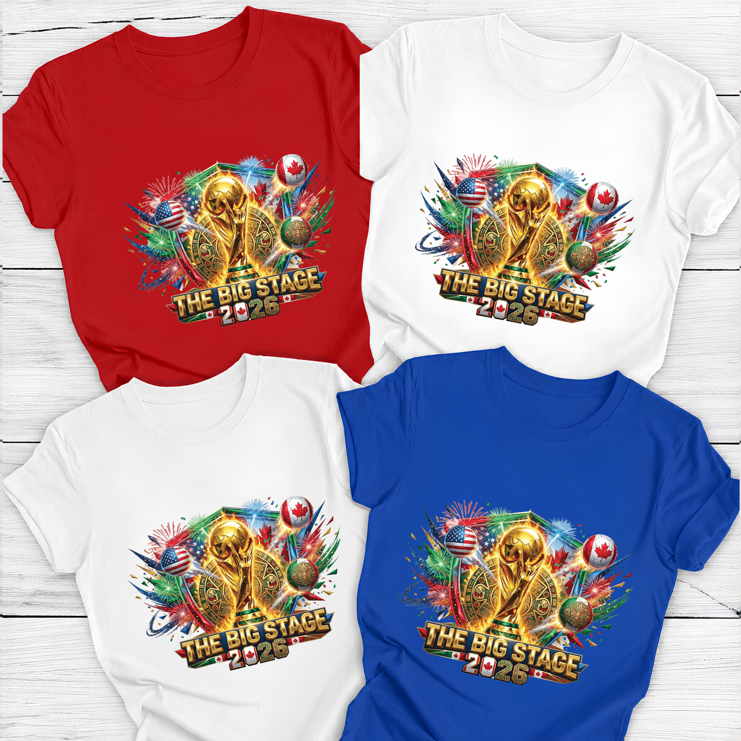 World Cup 2026 "The Big Stage" Host Nations Graphic T-Shirt (physical)