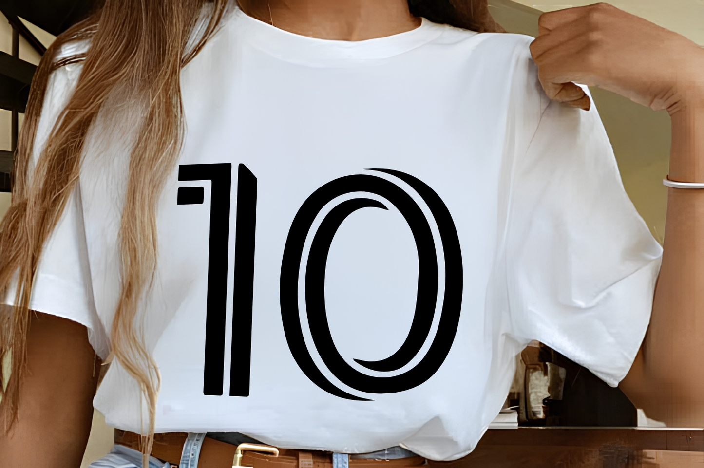 FIFA World Cup 2026 Number 10 Bold Outline Graphic Tee (physical)