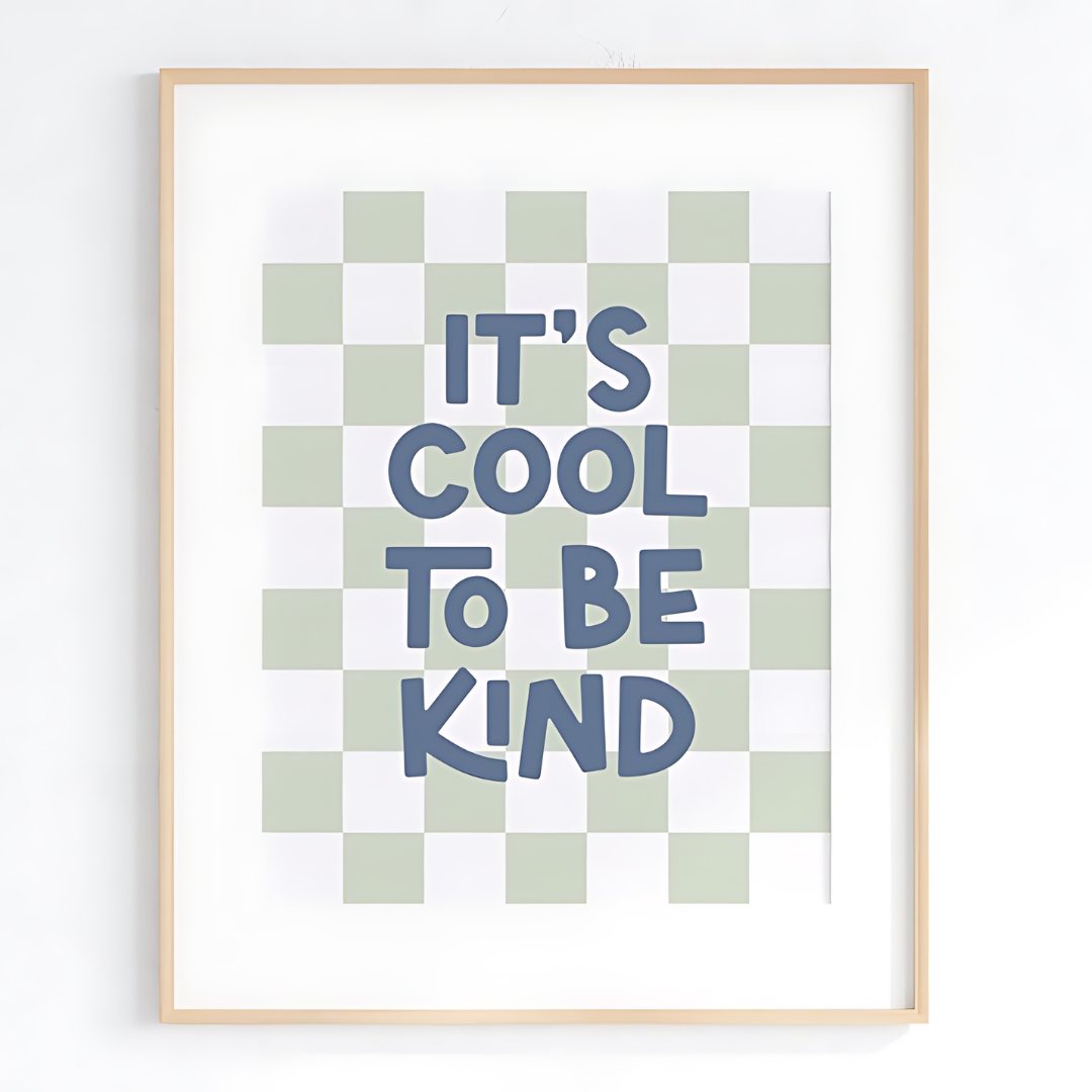 Modern Kids Room Decor Positive Affirmation Print(Printable+Physical)