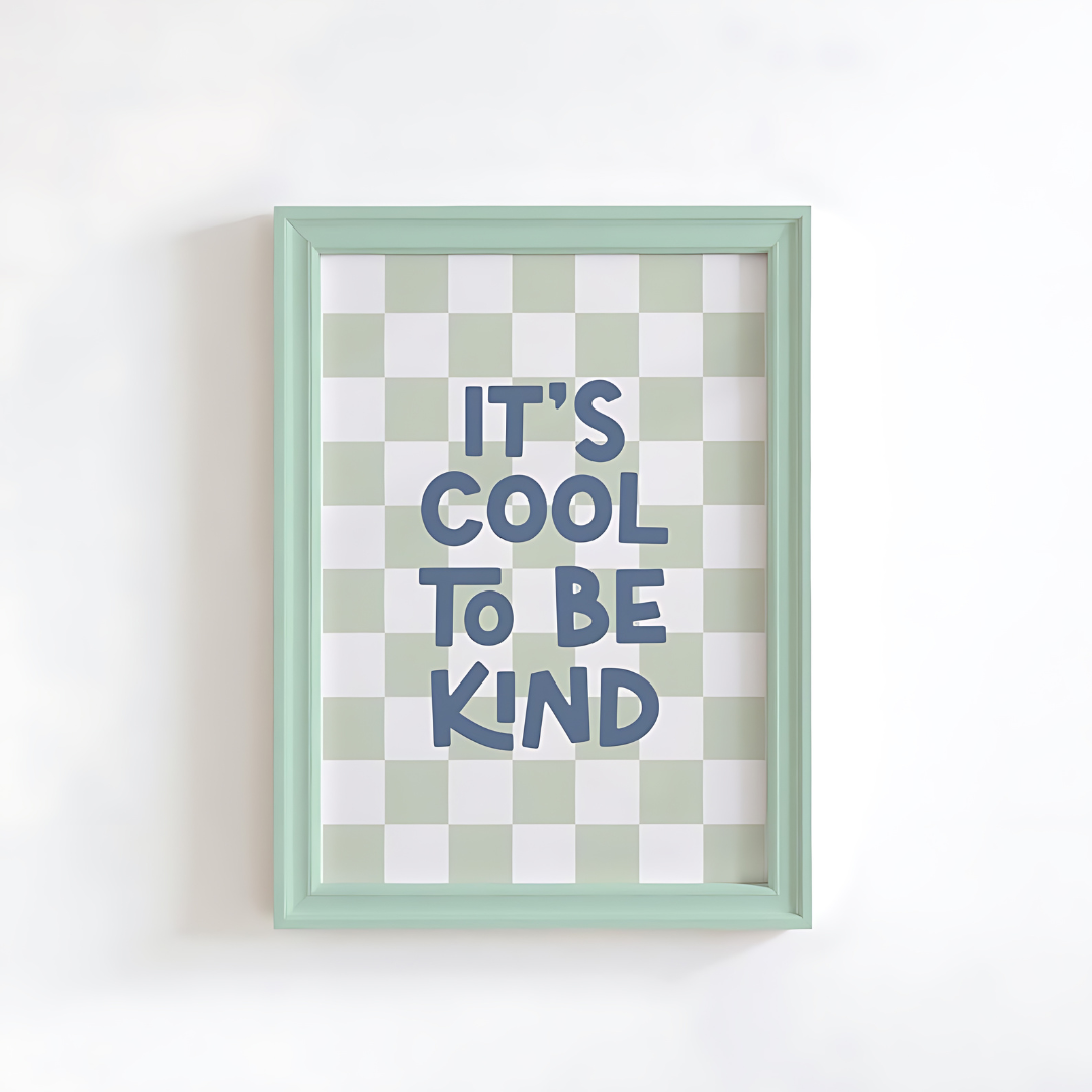 Modern Kids Room Decor Positive Affirmation Print(Printable+Physical)