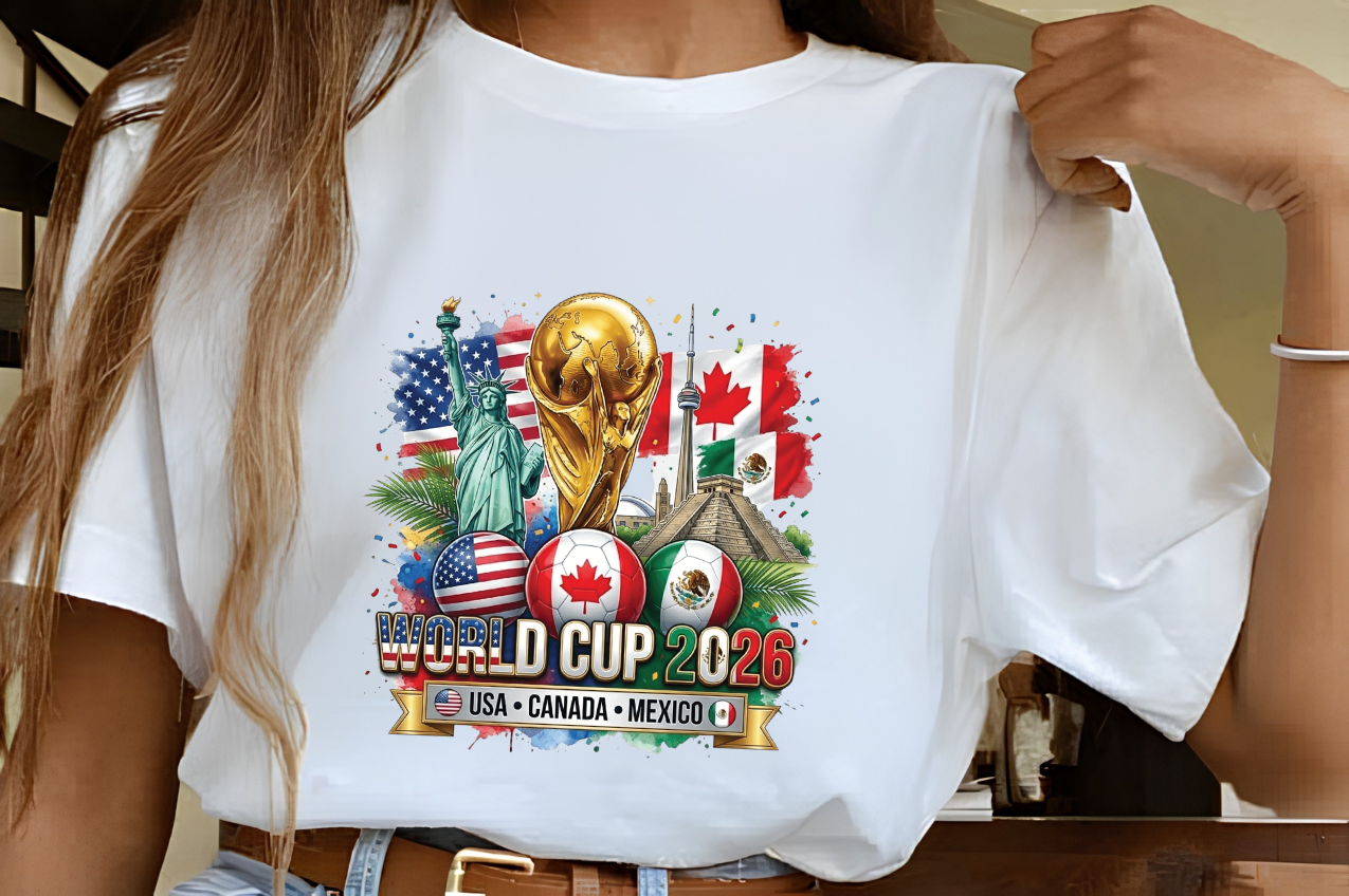 United Host Cities 2026 Soccer Championship Landmark Collage Apparel (physical)