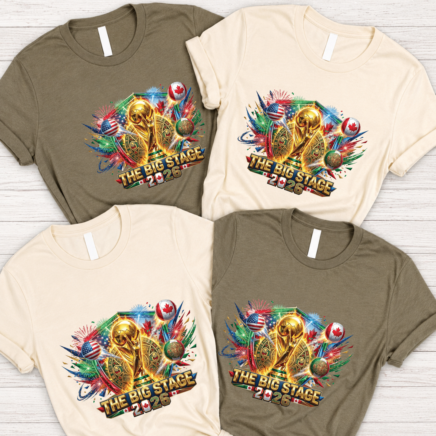 World Cup 2026 "The Big Stage" Host Nations Graphic T-Shirt (physical)