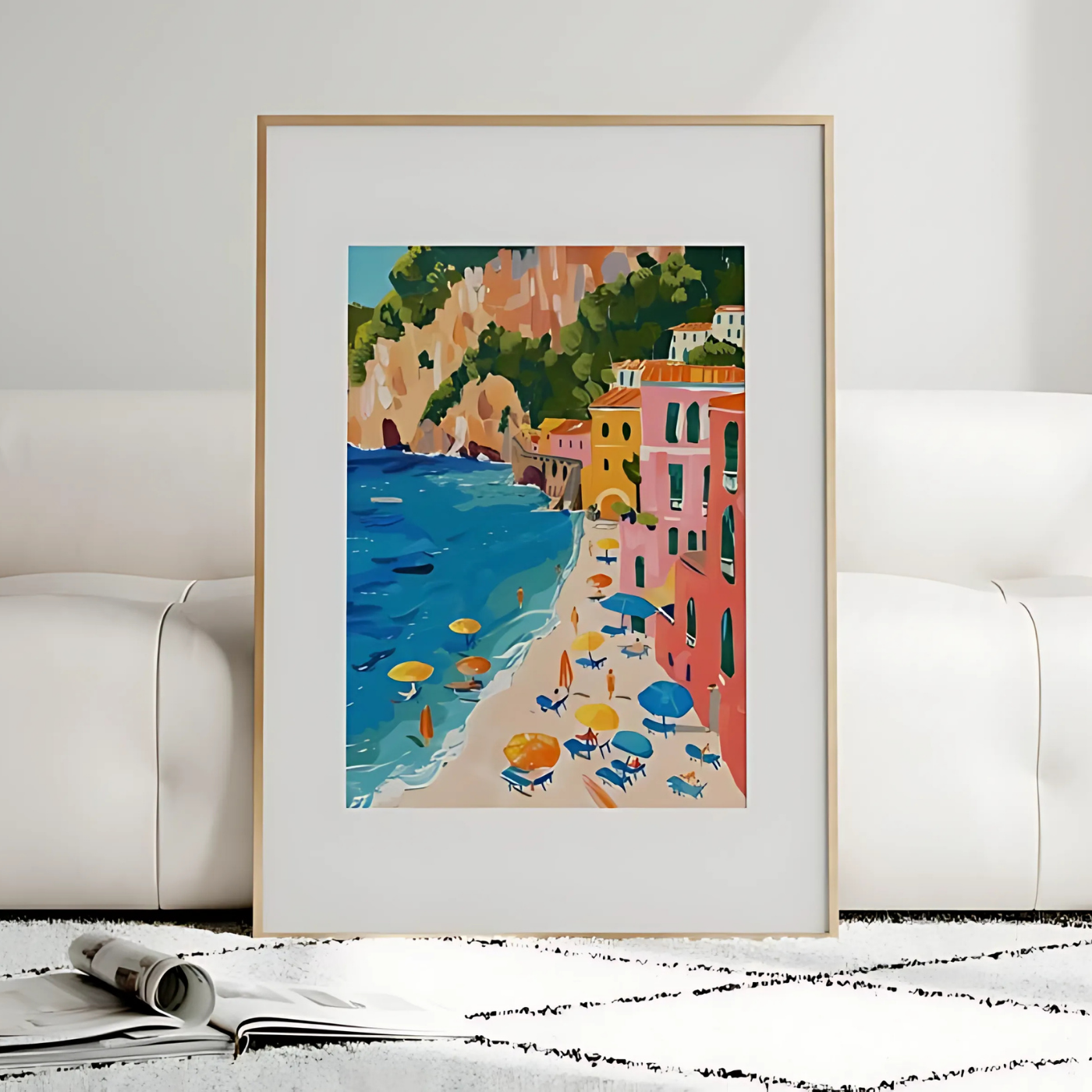 Beach Shoreline Wall Art(Printable+Physical)