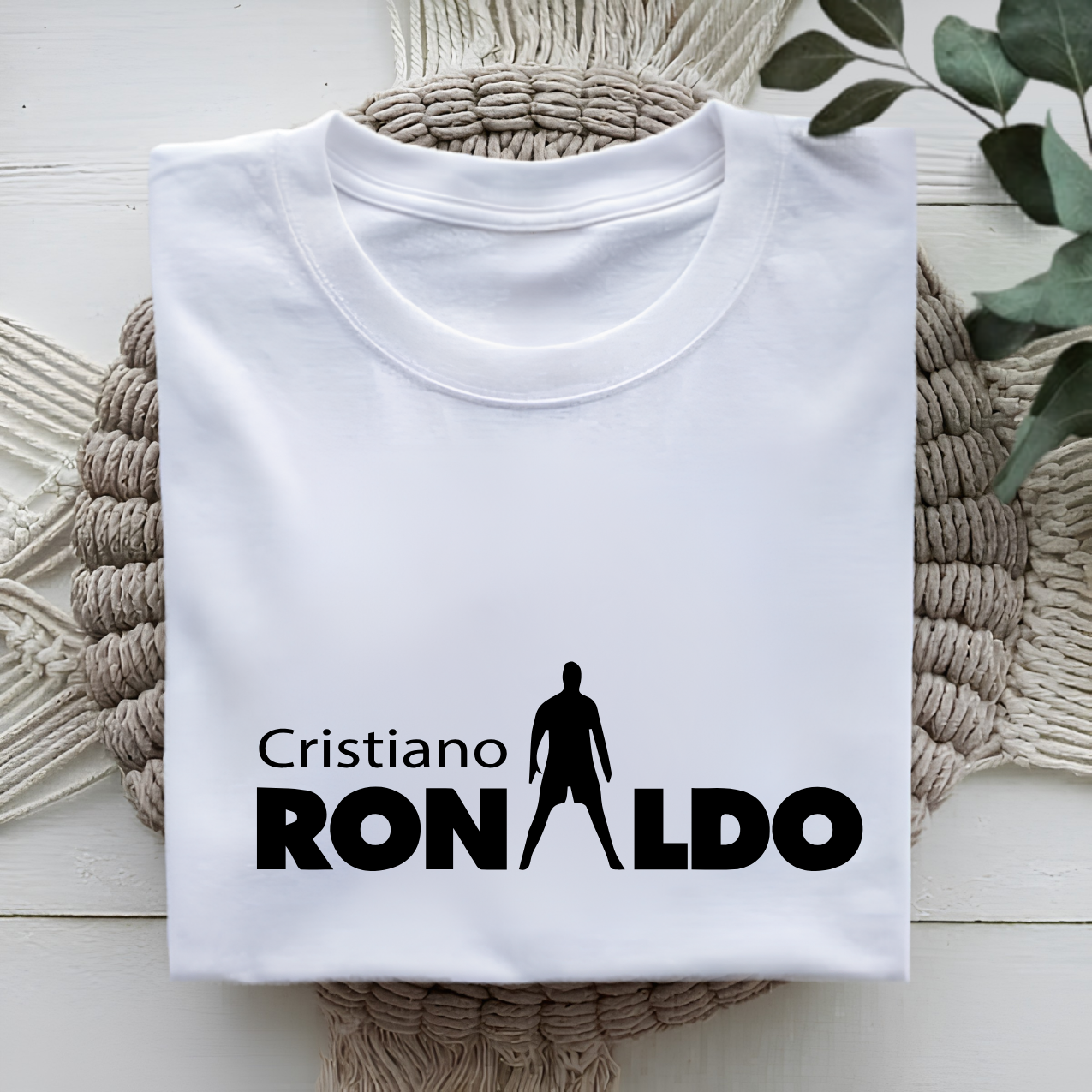 FIFA World Cup 2026 Cristiano Ronaldo Name Silhouette Combo Graphic Tee (physical)
