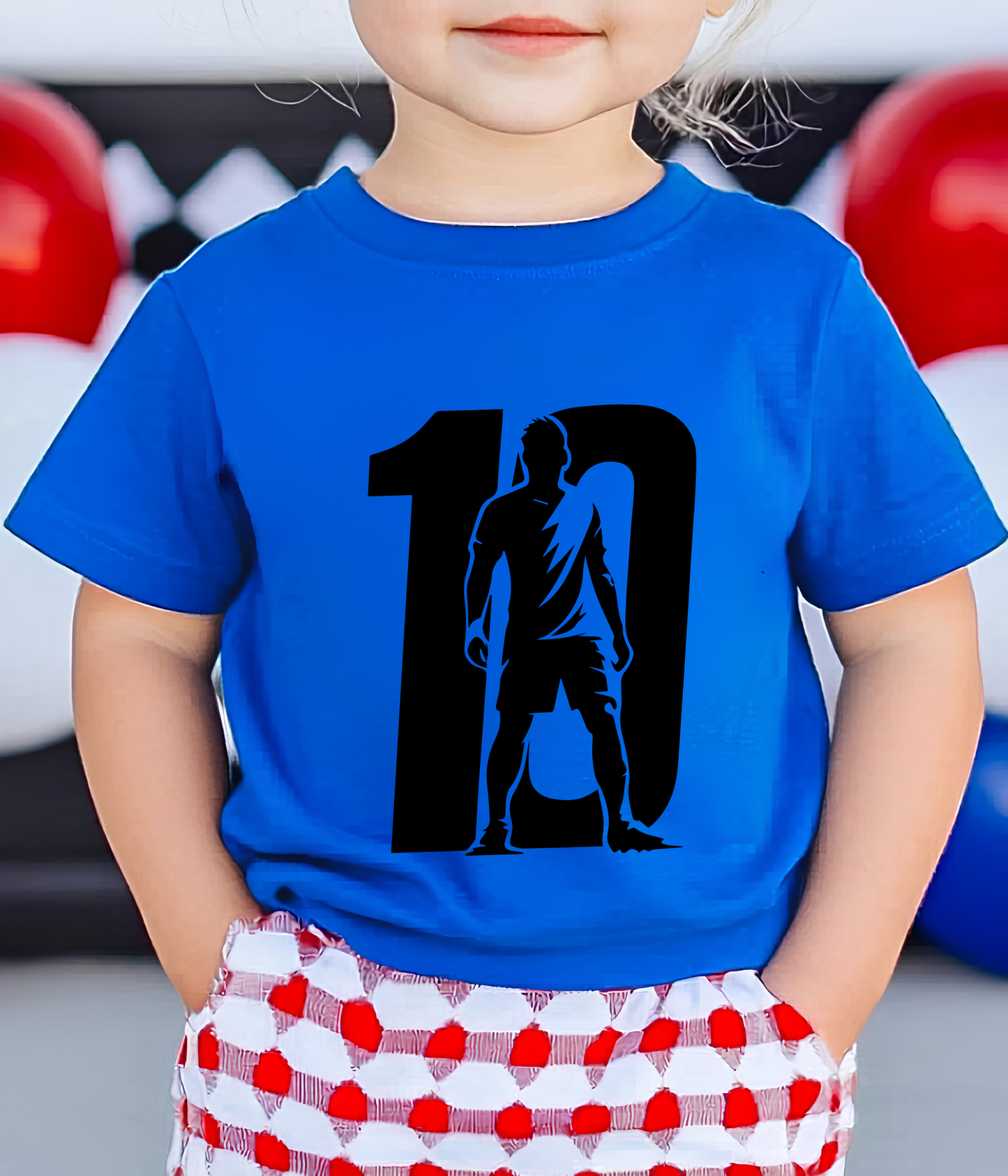 FIFA World Cup 2026 Neymar Number 10 Silhouette Graphic T-Shirt (physical)