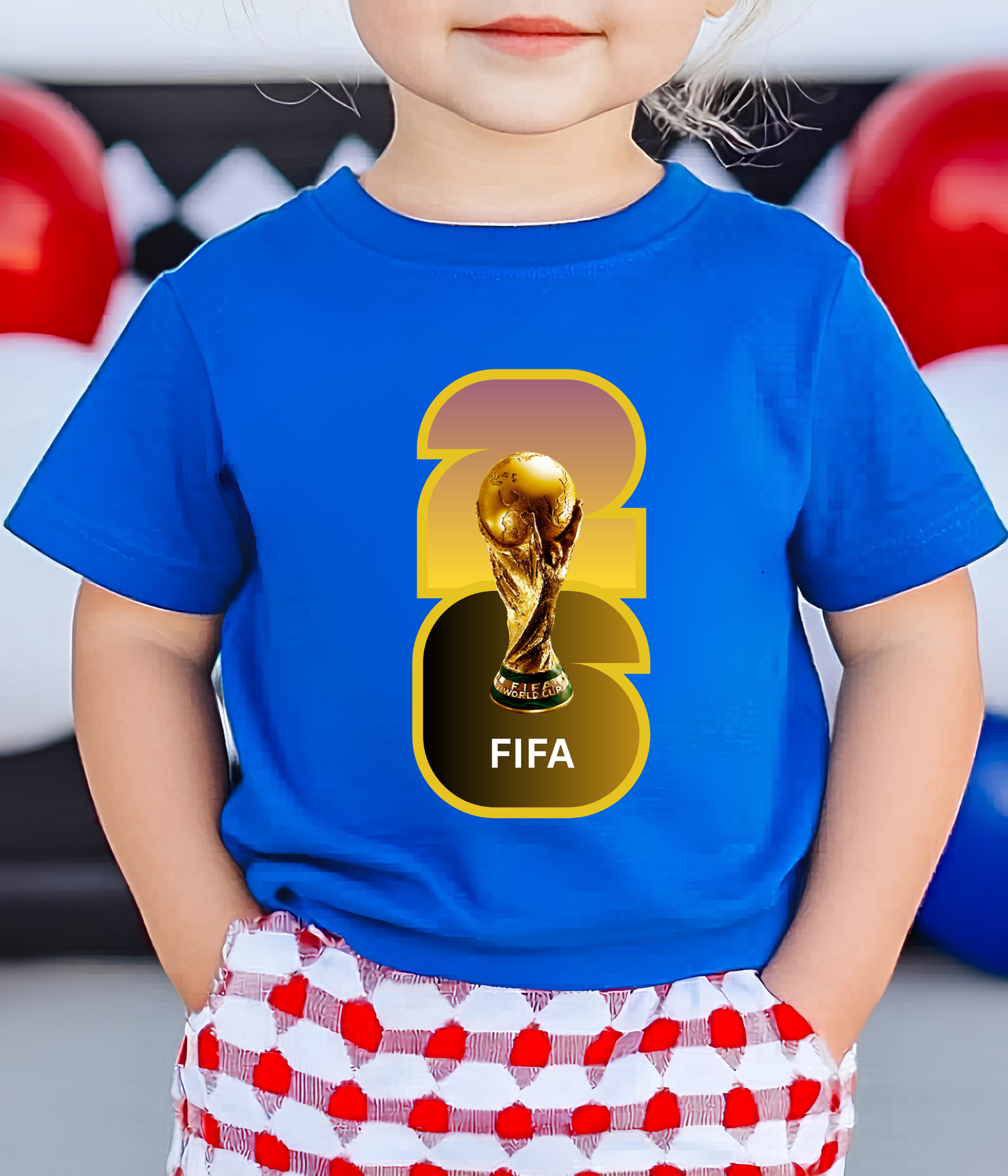 FIFA World Cup 2026 Trophy Gradient Bold Number Graphic Sweatshirt (physical)