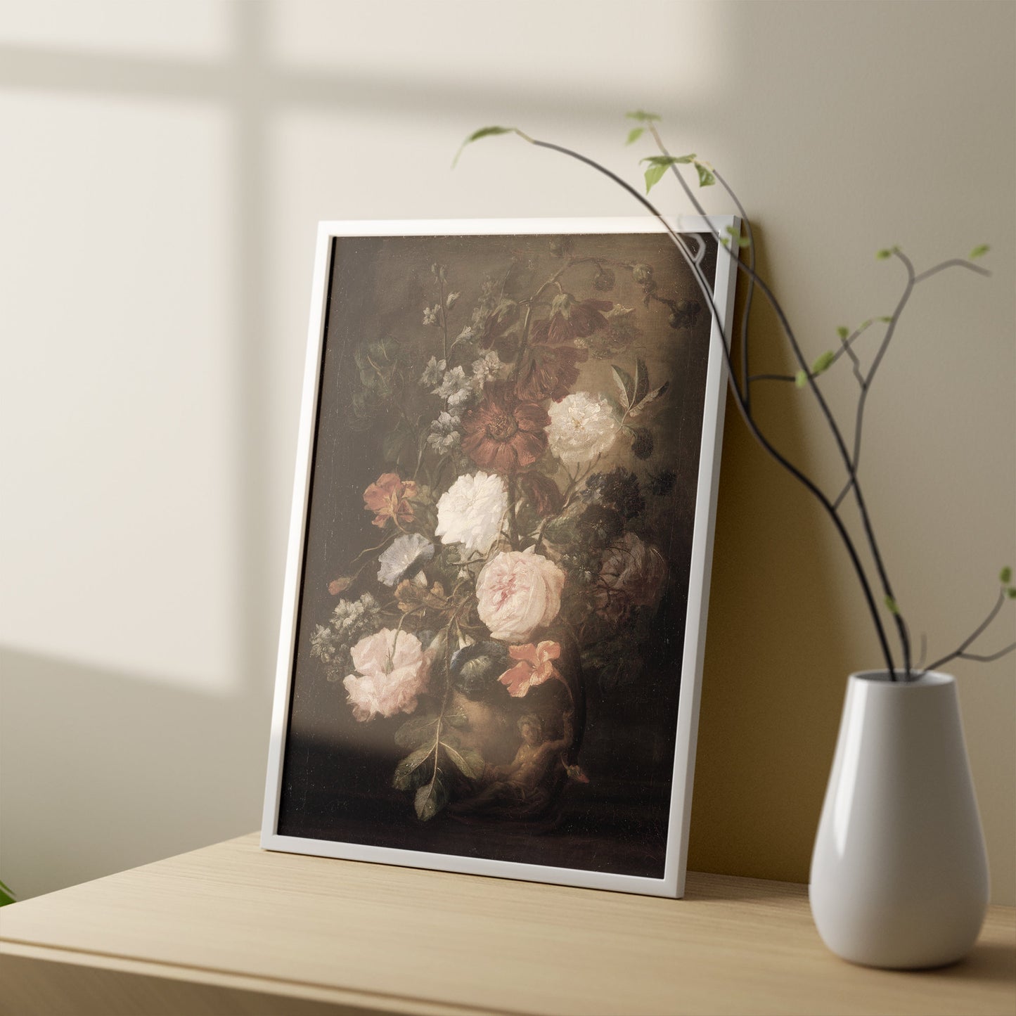 Vintage Floral Wall Art(Printable+Physical)