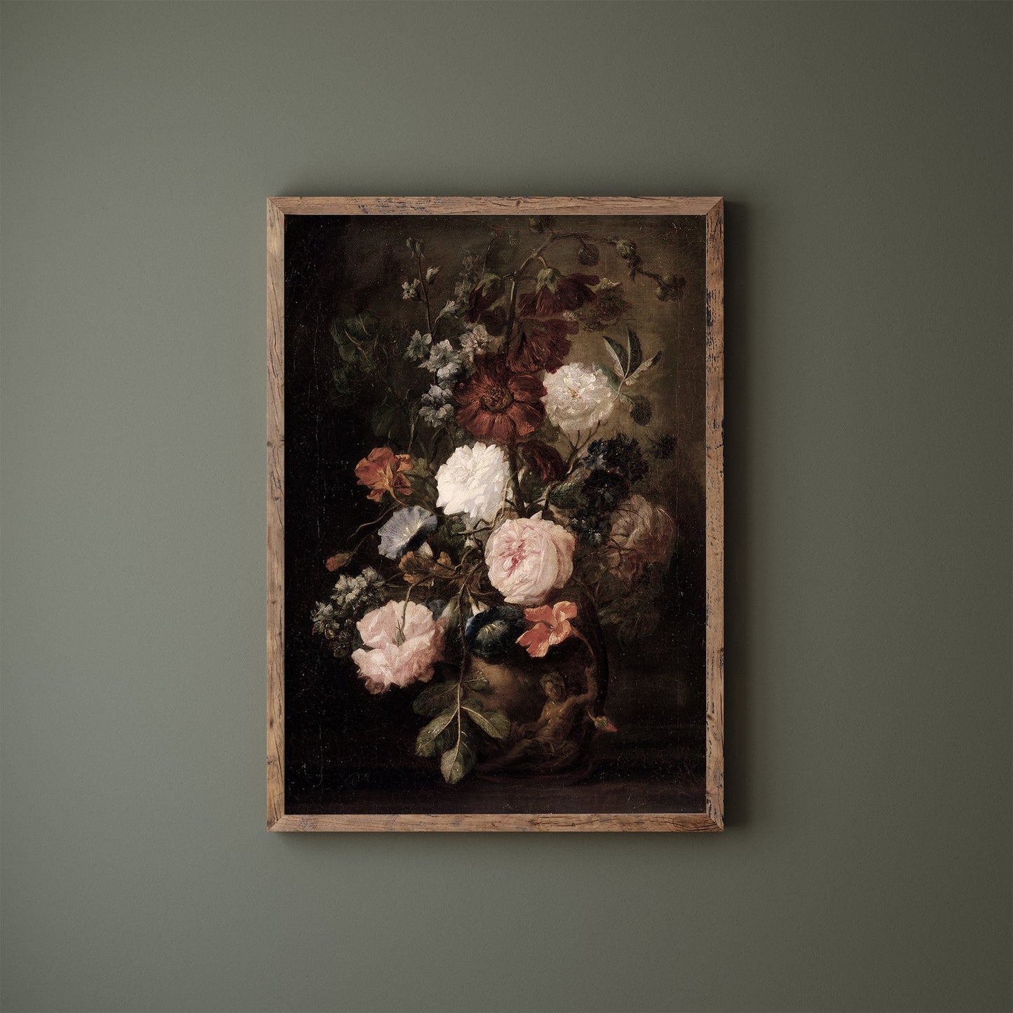 Vintage Floral Wall Art(Printable+Physical)