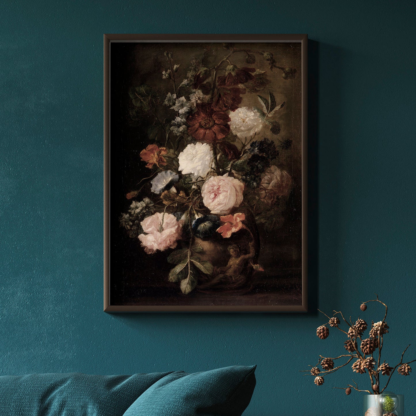 Vintage Floral Wall Art(Printable+Physical)