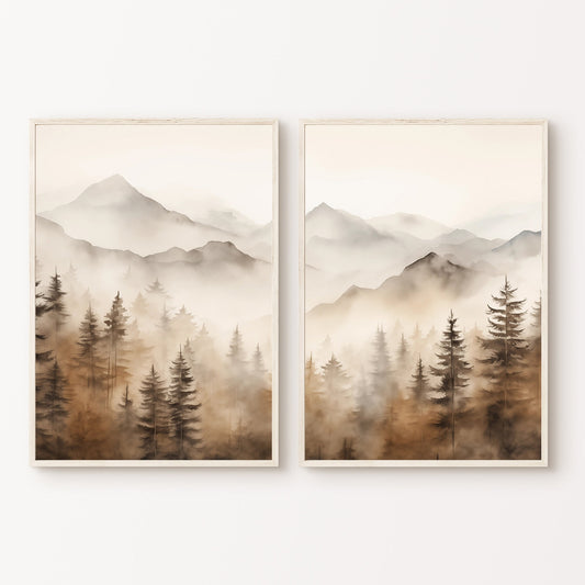 Modern Nature Wall Decor(Printable+Physical)