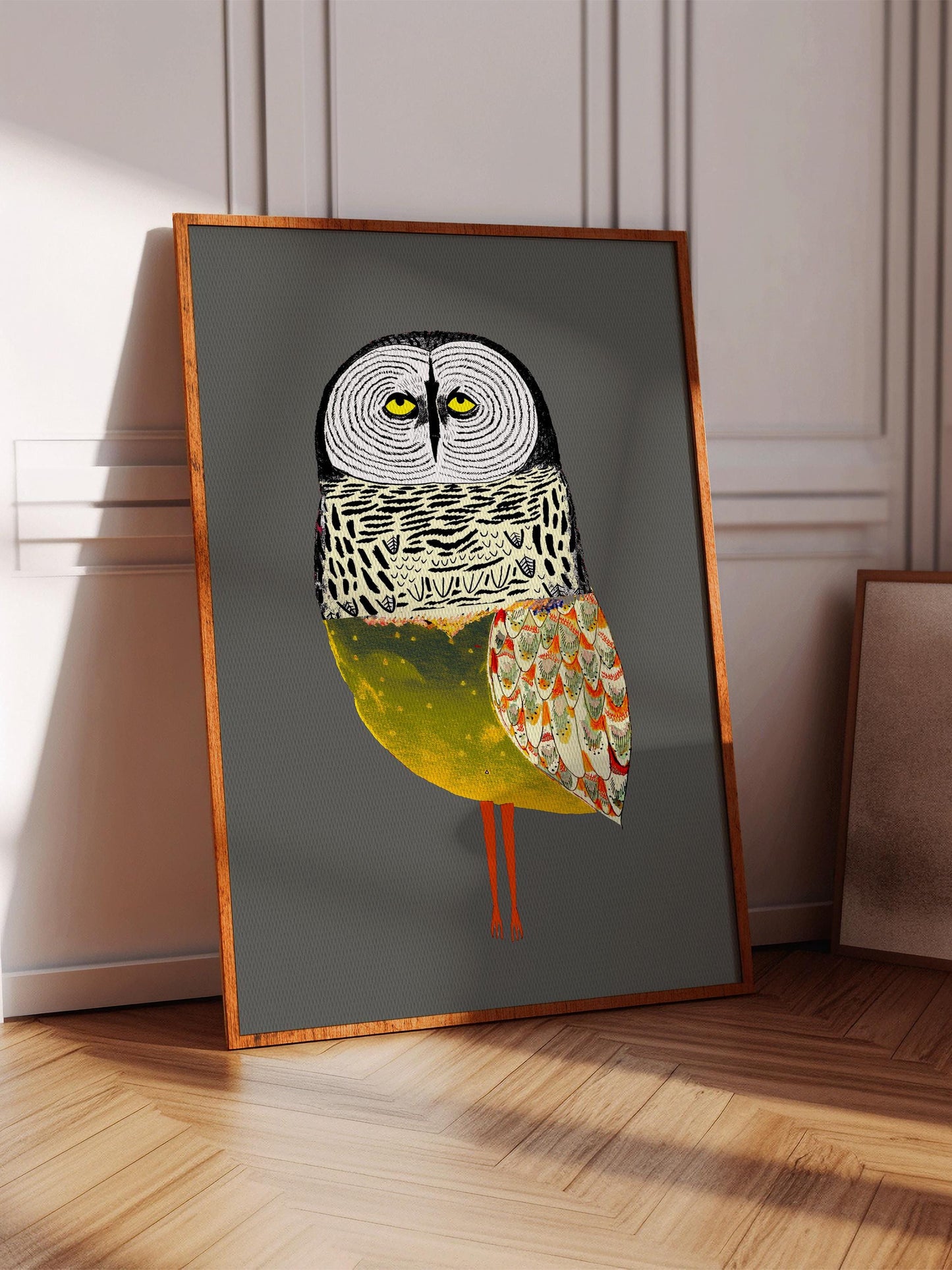 Golden Owl Art(Printable+Physical)