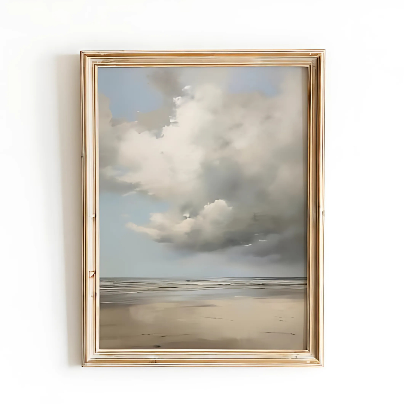 Printable Moody Beach Summer Print Painting(Printable+Physical)