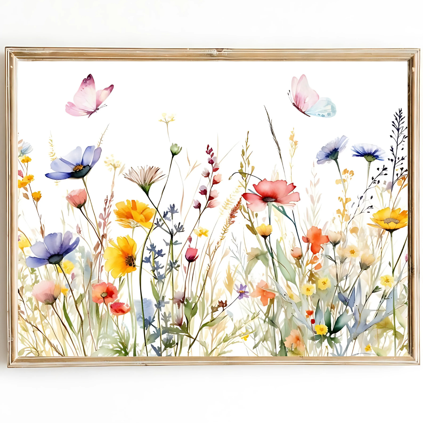 Wildflower summer print Wall Art(Printable+Physical)