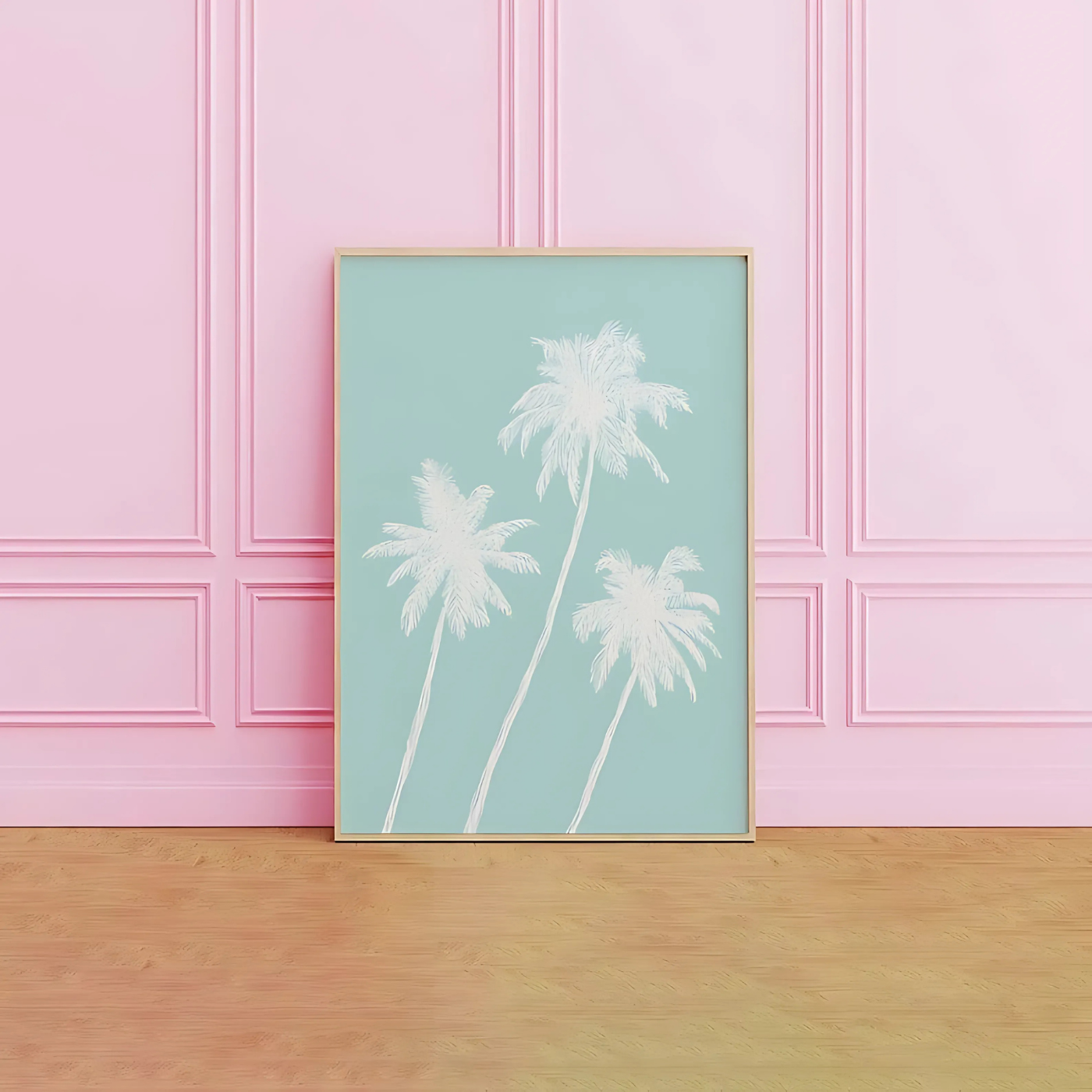Palm Trees Sketch Print Wall Art(Printable+Physical)