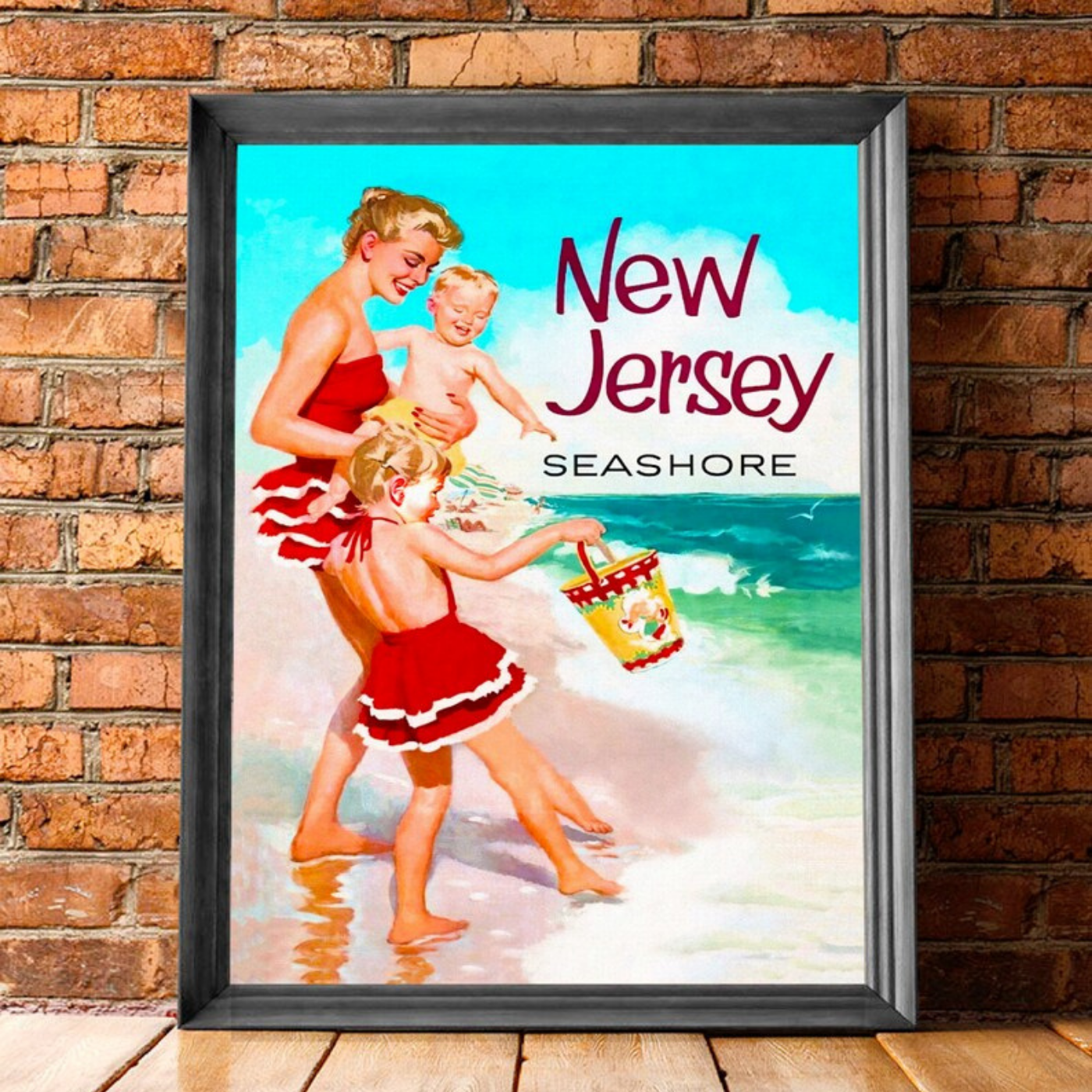 New Jersey Shore, Beach Wall Art(Printable+Physical)