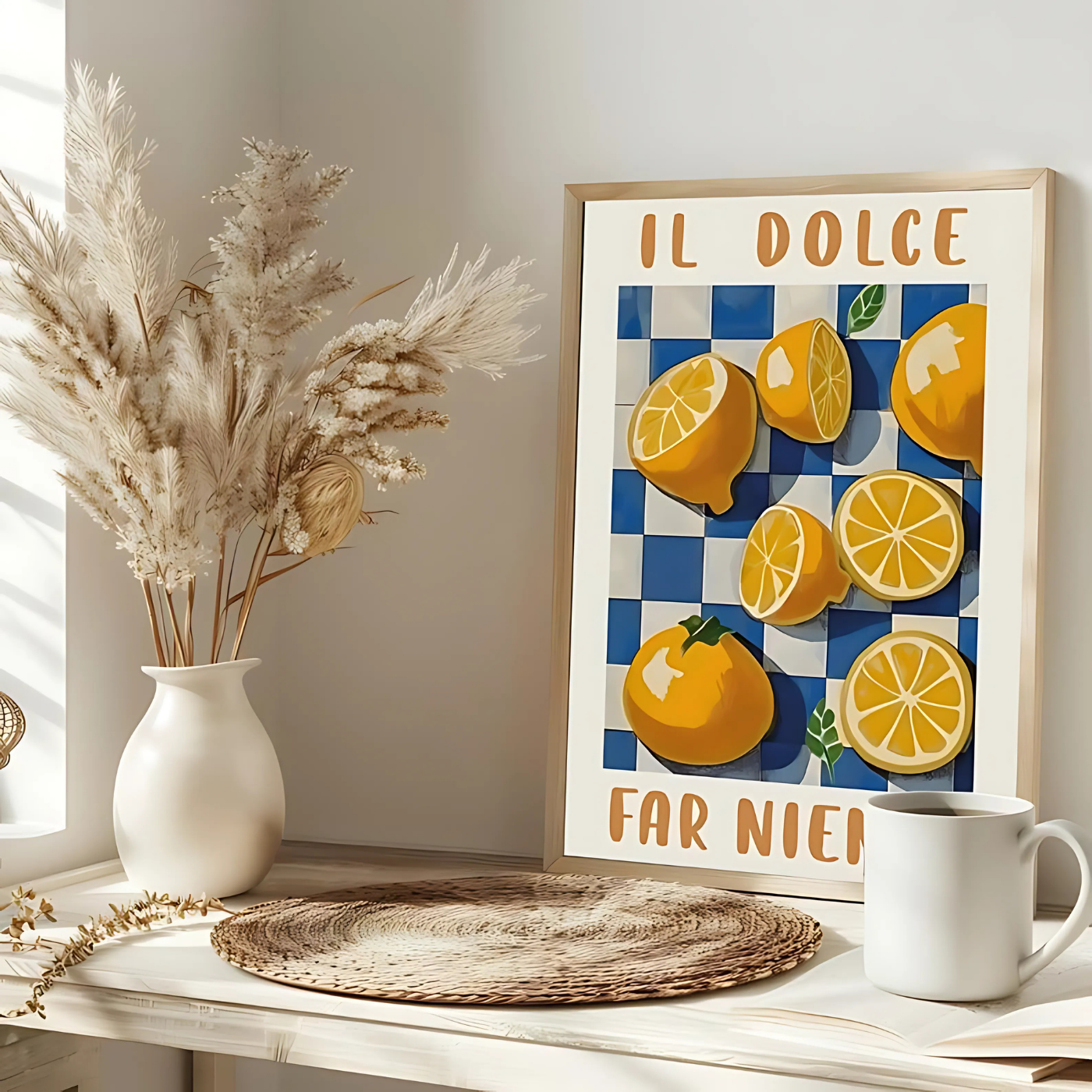 Italian Vibe Summer poster Wall Art(Printable+Physical)