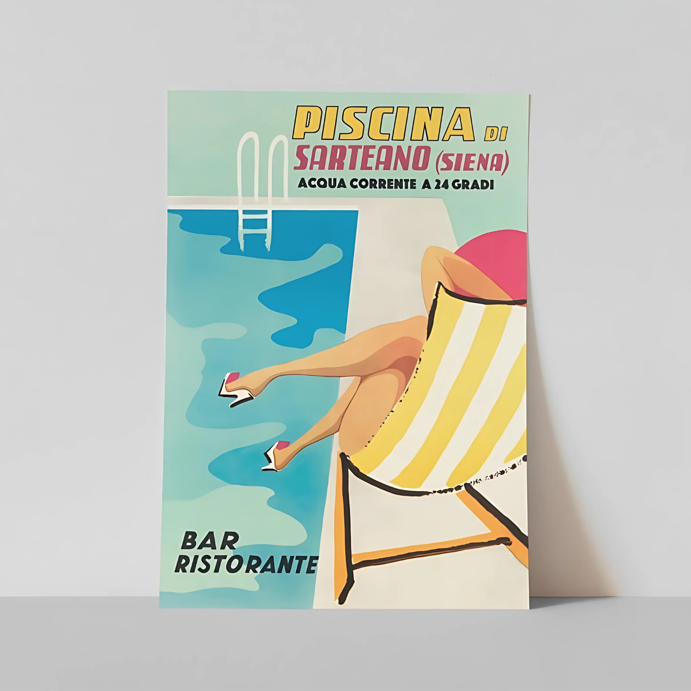 Summer Beach Art Print (Printable+Physical)
