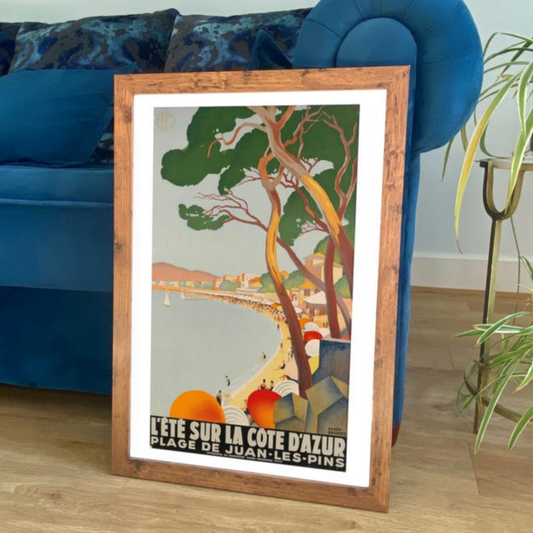 Vintage Summer Beach Print Wall Art(Printable+Physical)