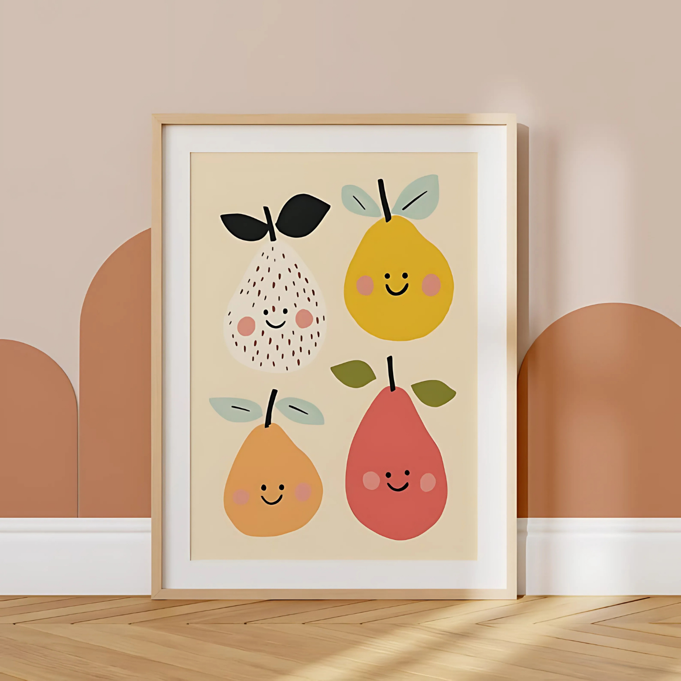 Happy Fruit Wall Art(Printable+Physical)