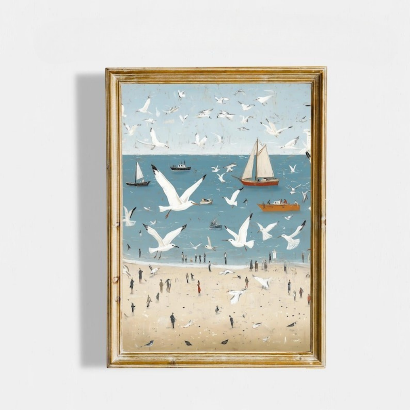Abstract Beach Printable Wall Art(Printable+Physical)