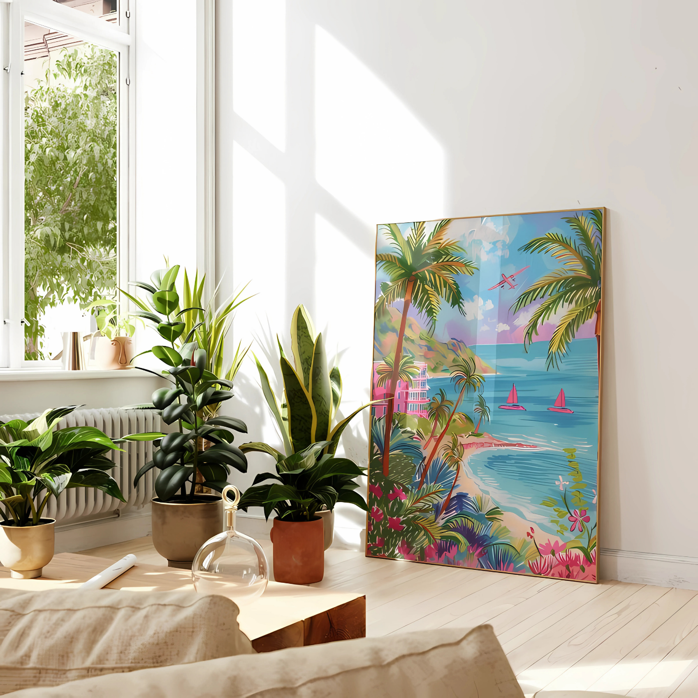 Summer Beach Digital Print(Printable+Physical)