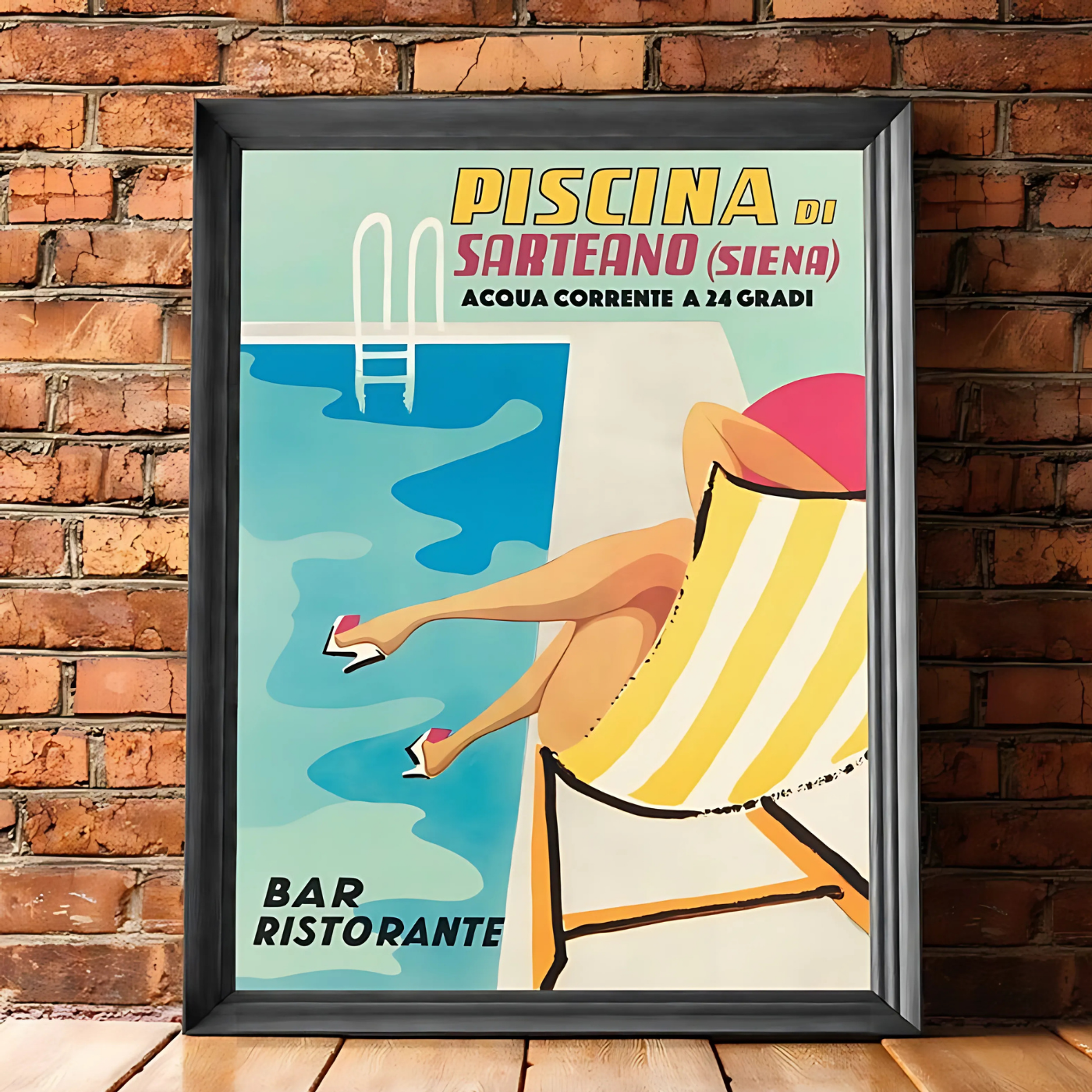 Summer Beach Art Print (Printable+Physical)
