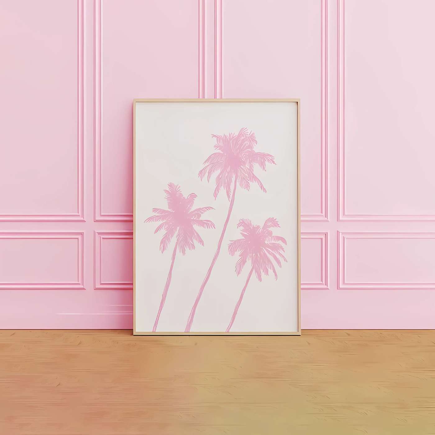 Palm Trees Sketch Print wall art(Printable+Physical)