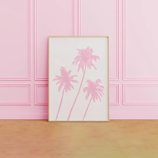 Palm Trees Sketch Print wall art(Printable+Physical)