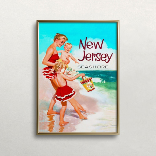 New Jersey Shore, Beach Wall Art(Printable+Physical)