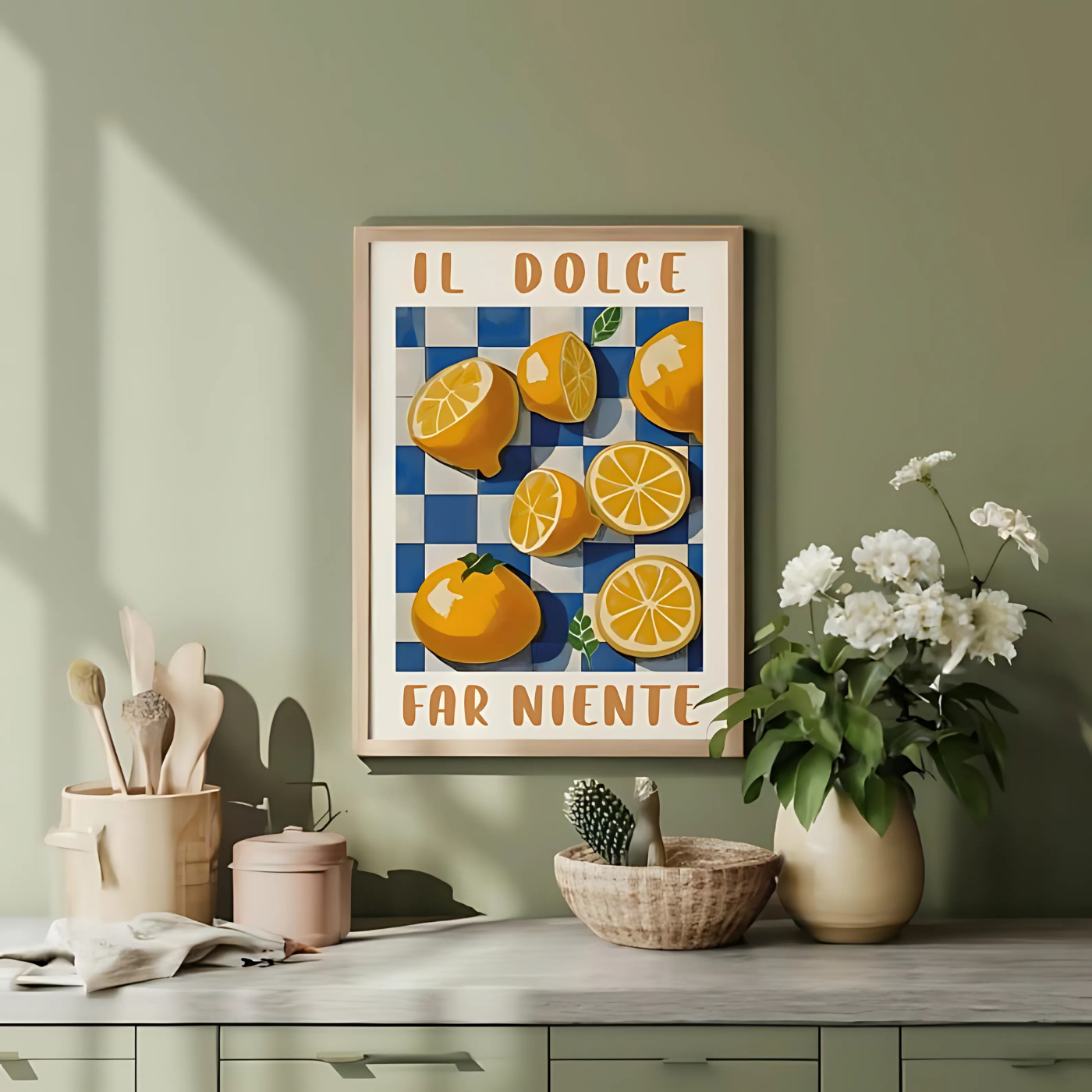 Italian Vibe Summer poster Wall Art(Printable+Physical)