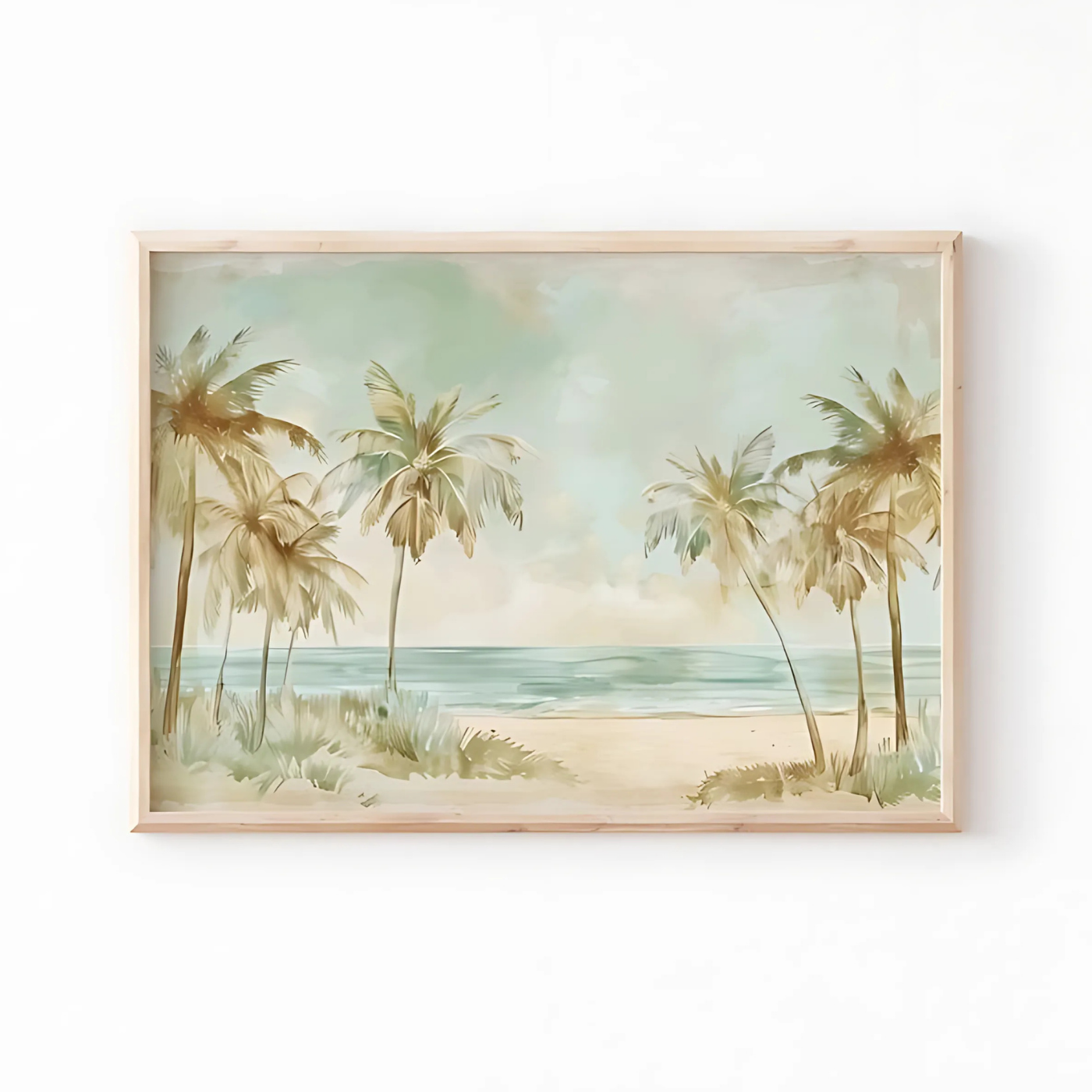 Neutral Palm Trees Digital Print(Printable+Physical)