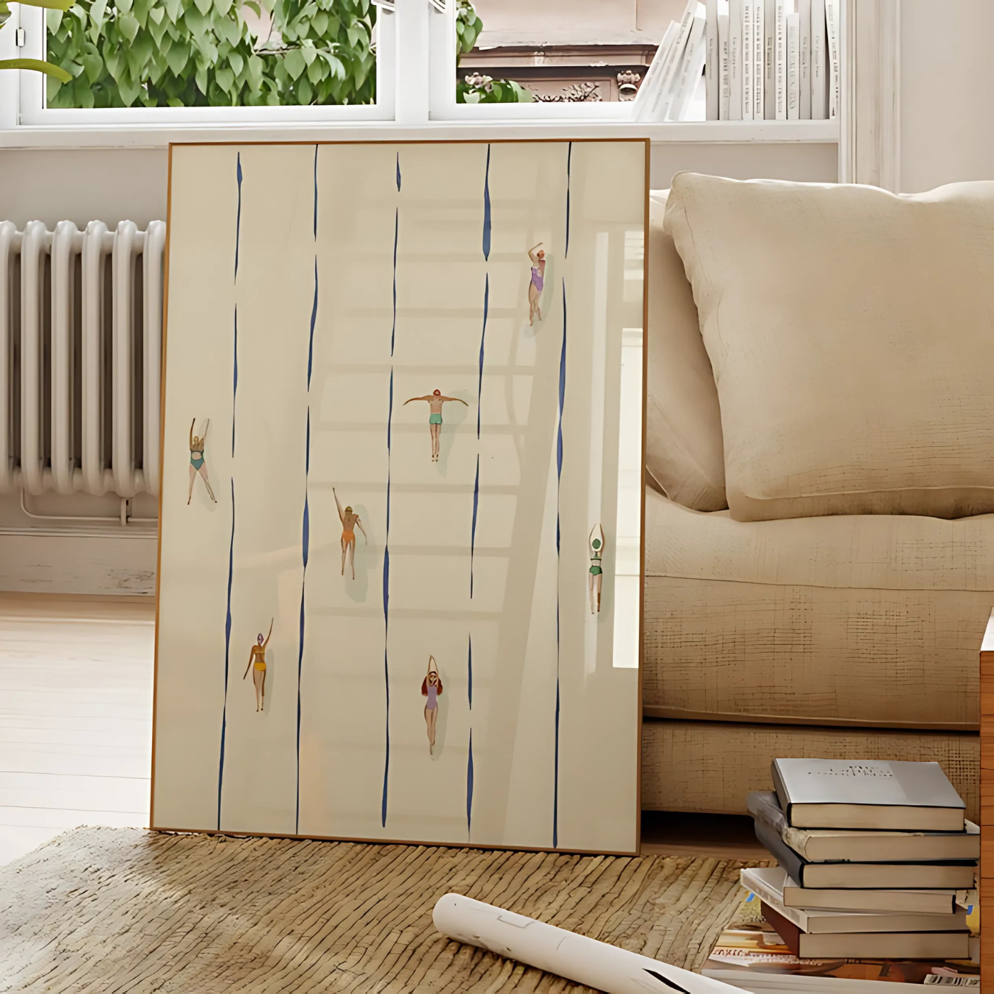 Mediterranean Summer Painting Printable Wall Art(Printable+Physical)