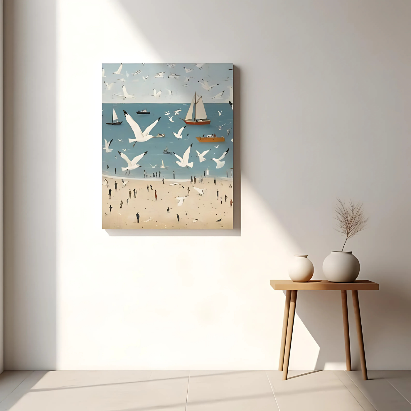 Abstract Beach Printable Wall Art(Printable+Physical)