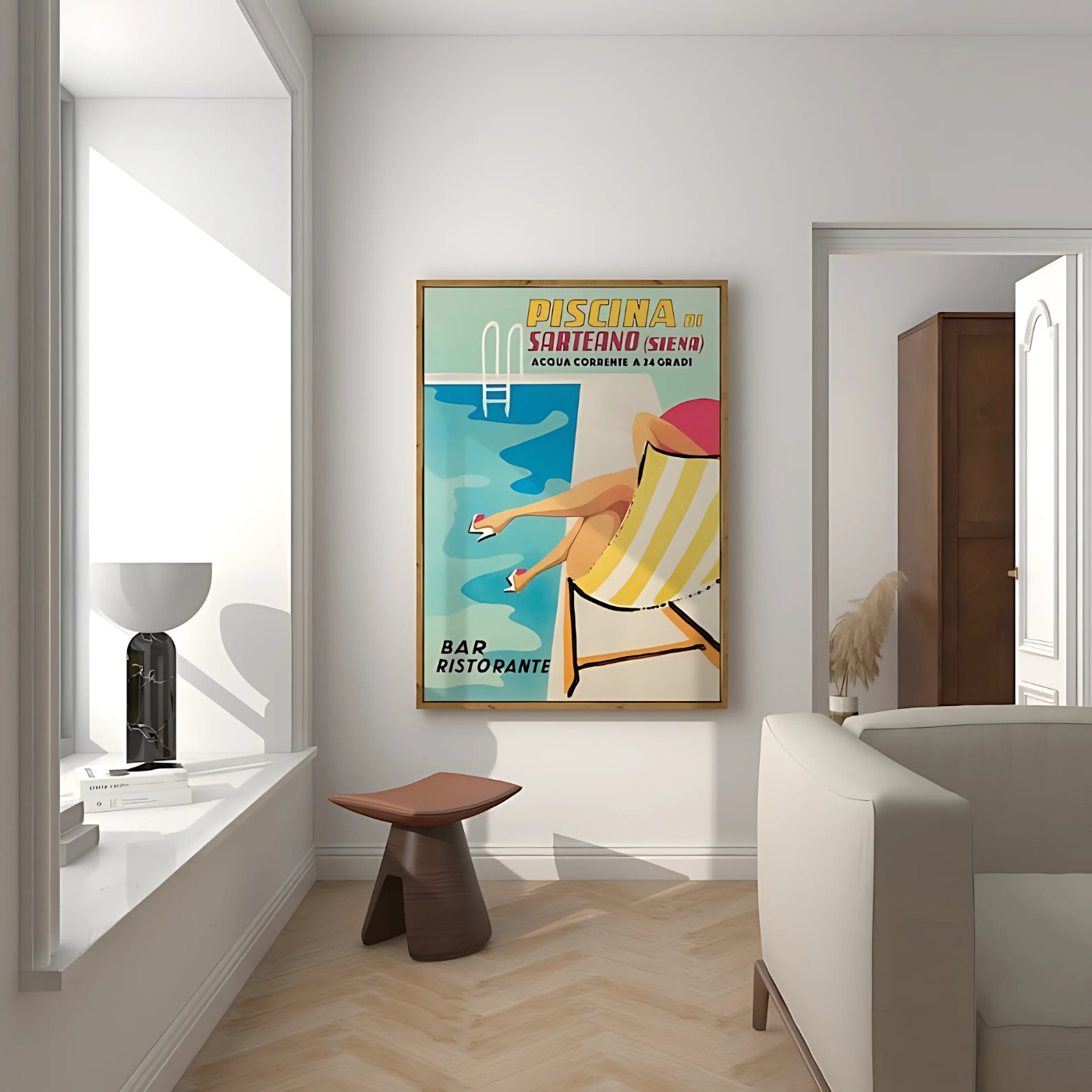 Summer Beach Art Print (Printable+Physical)