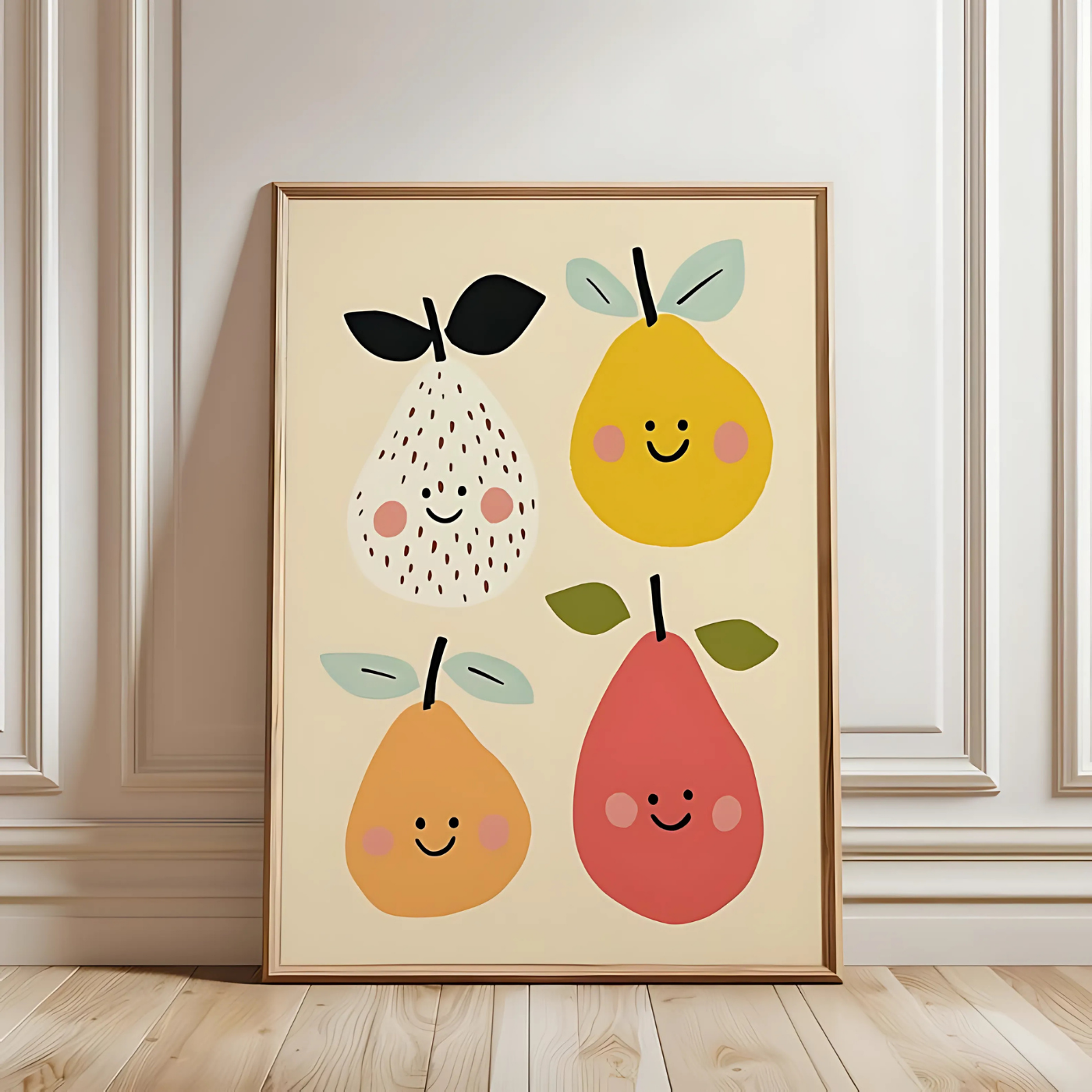 Happy Fruit Wall Art(Printable+Physical)