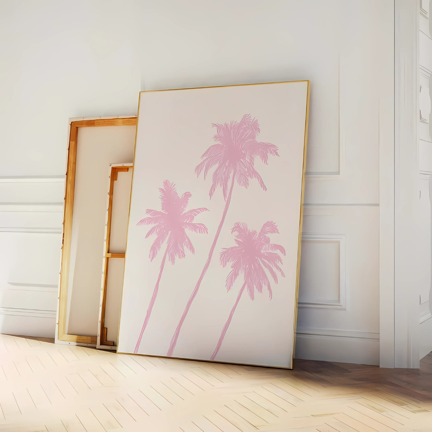 Palm Trees Sketch Print wall art(Printable+Physical)